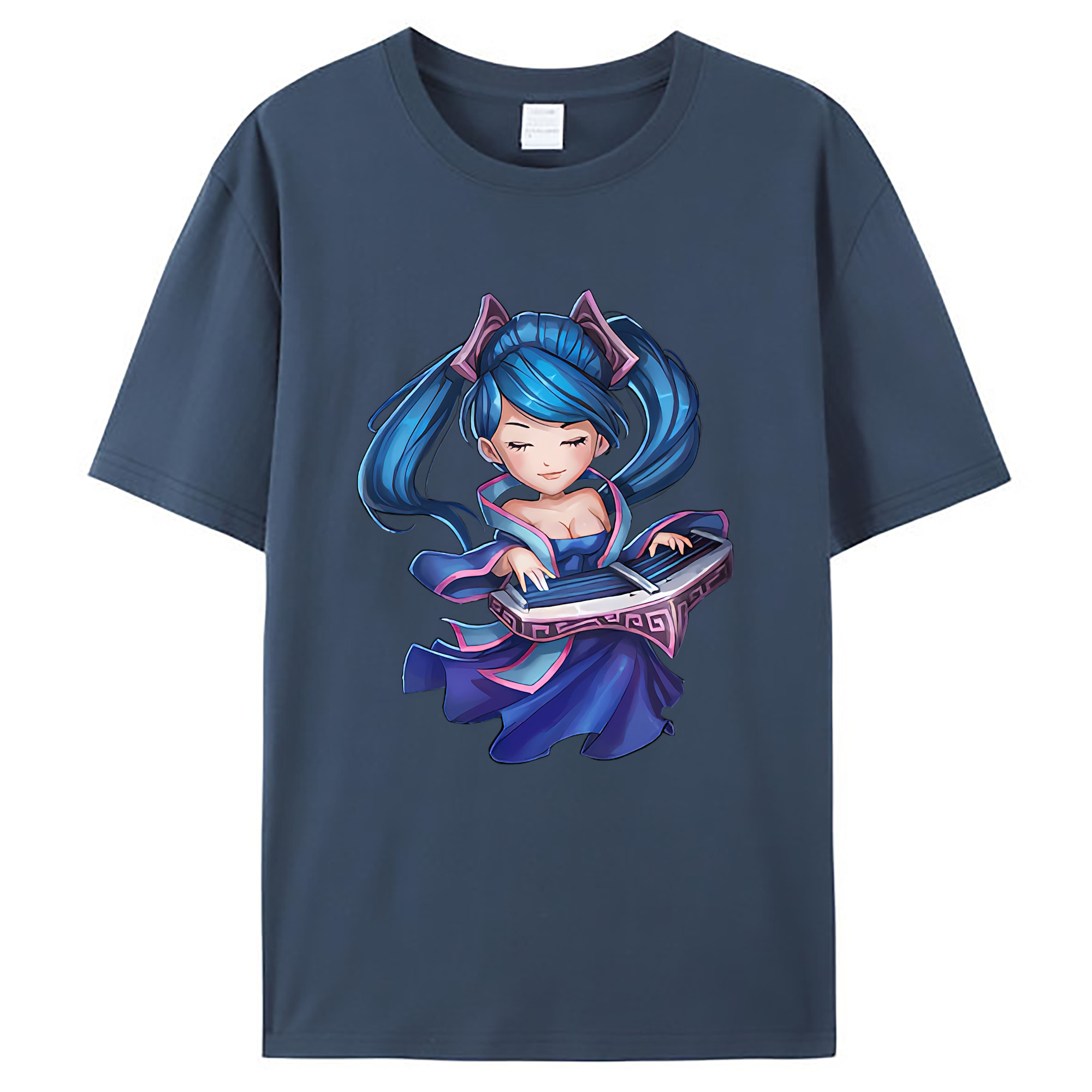 （画像用） リーグ・オブ・レジェンド League of Legends LOL レディースカジュアルプリントTシャツ（綿100％）