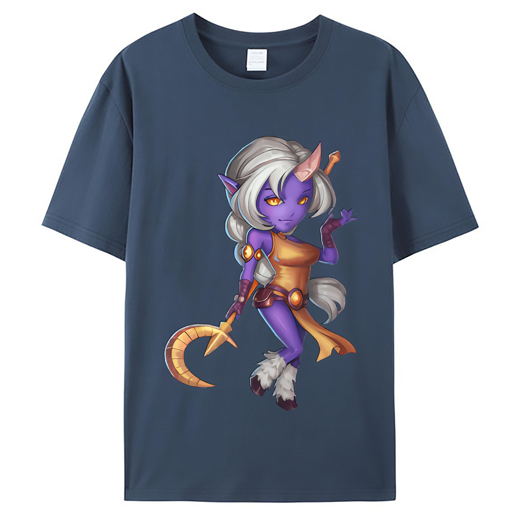（画像用） リーグ・オブ・レジェンド League of Legends LOL レディースカジュアルプリントTシャツ（綿100％）