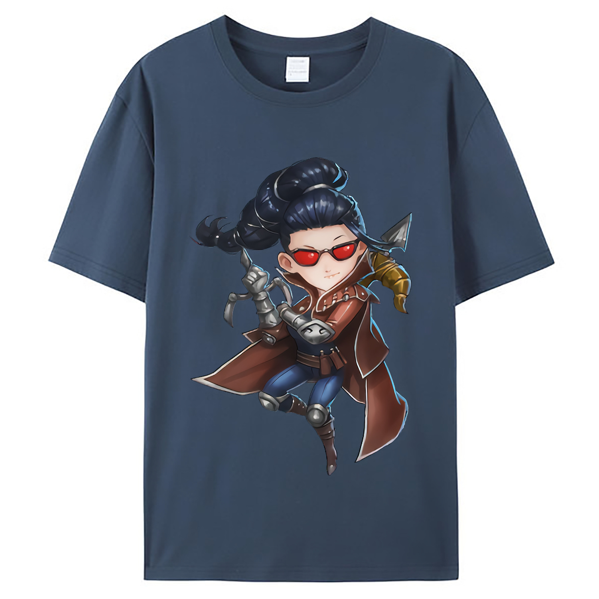 （画像用） リーグ・オブ・レジェンド League of Legends LOL レディースカジュアルプリントTシャツ（綿100％）