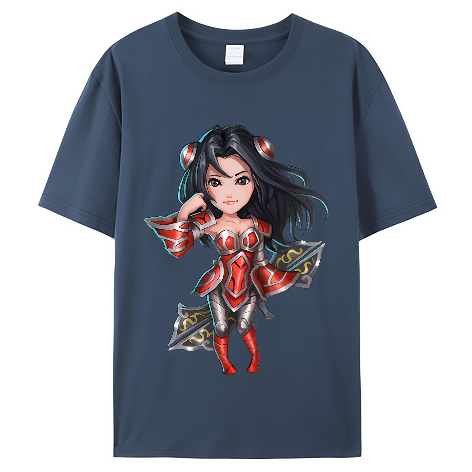 （画像用） リーグ・オブ・レジェンド League of Legends LOL レディースカジュアルプリントTシャツ（綿100％）