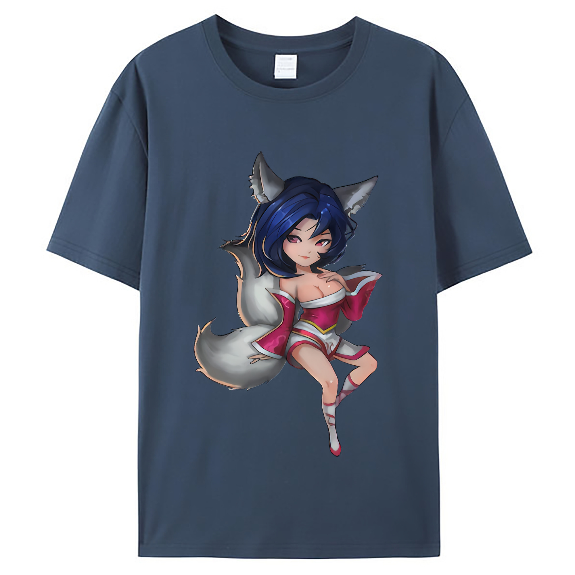 （画像用） リーグ・オブ・レジェンド League of Legends LOL レディースカジュアルプリントTシャツ（綿100％）