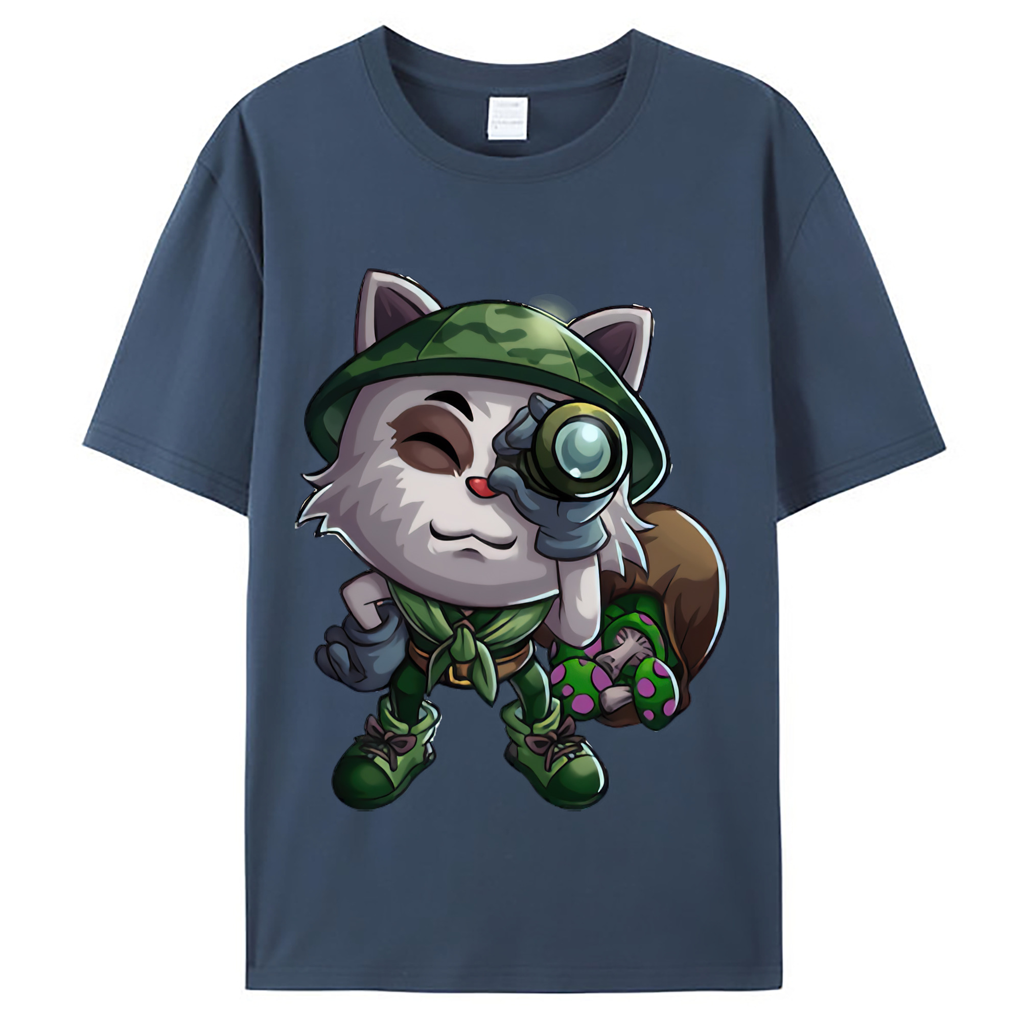 （画像用） リーグ・オブ・レジェンド League of Legends LOL レディースカジュアルプリントTシャツ（綿100％）