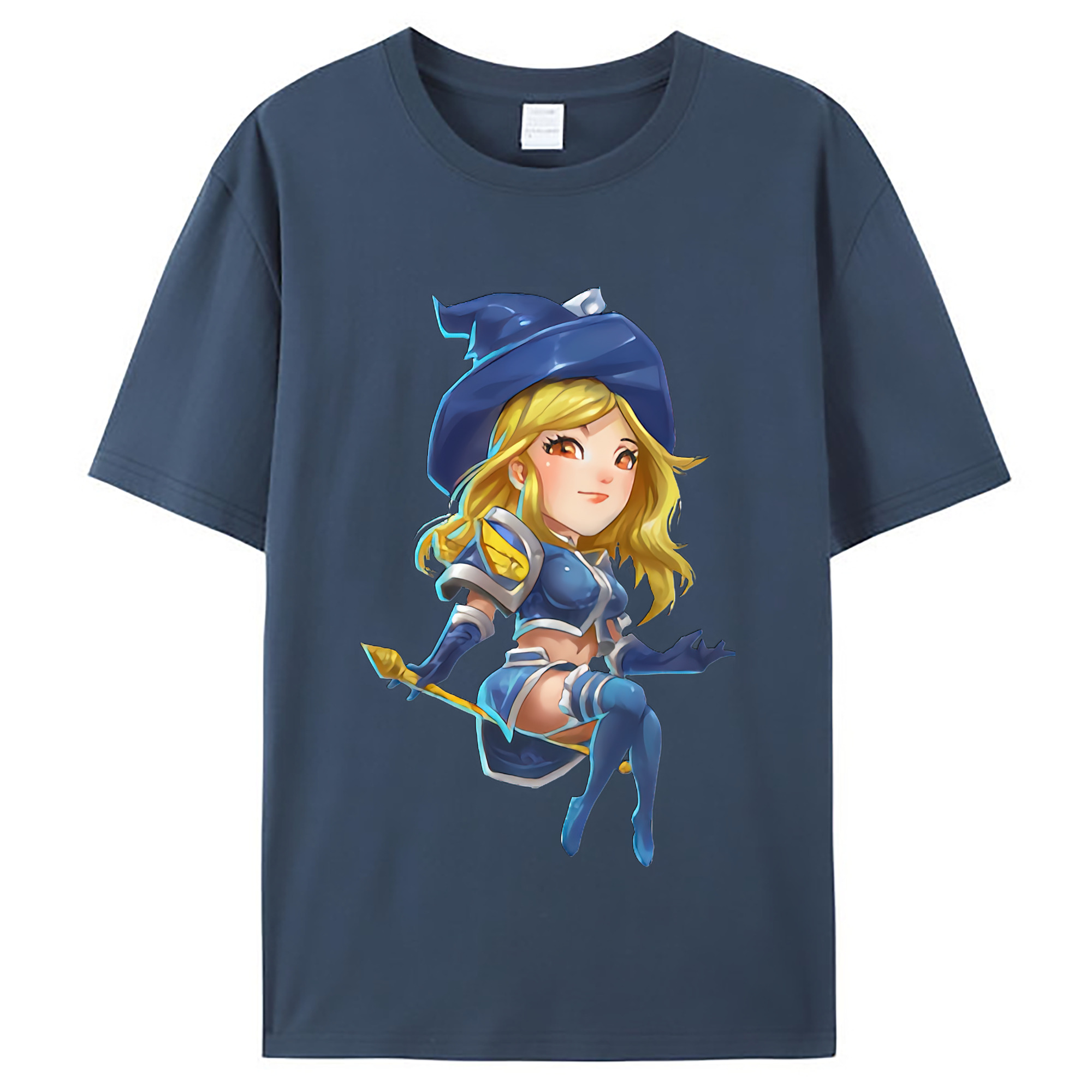 （画像用） リーグ・オブ・レジェンド League of Legends LOL レディースカジュアルプリントTシャツ（綿100％）