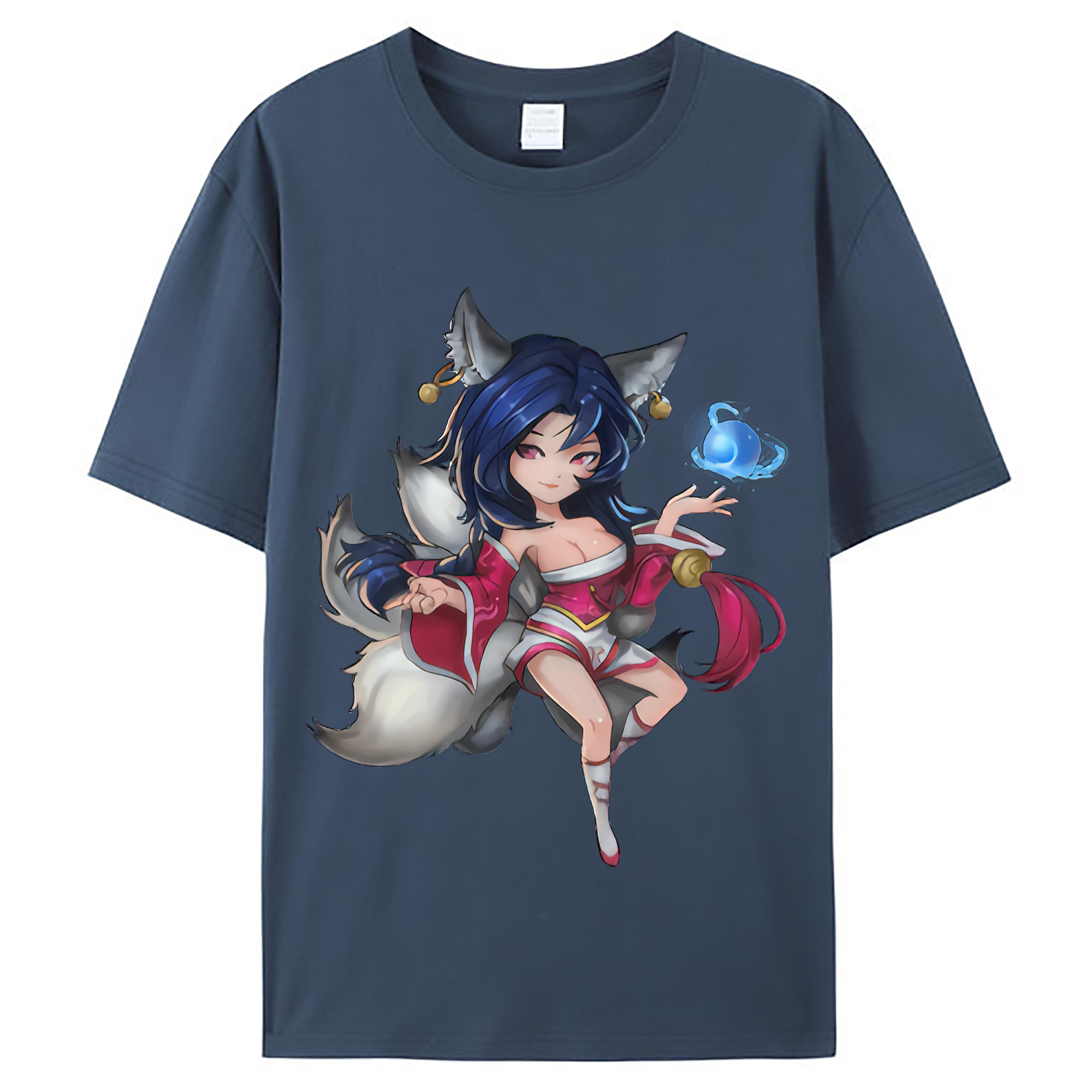 （画像用） リーグ・オブ・レジェンド League of Legends LOL レディースカジュアルプリントTシャツ（綿100％）