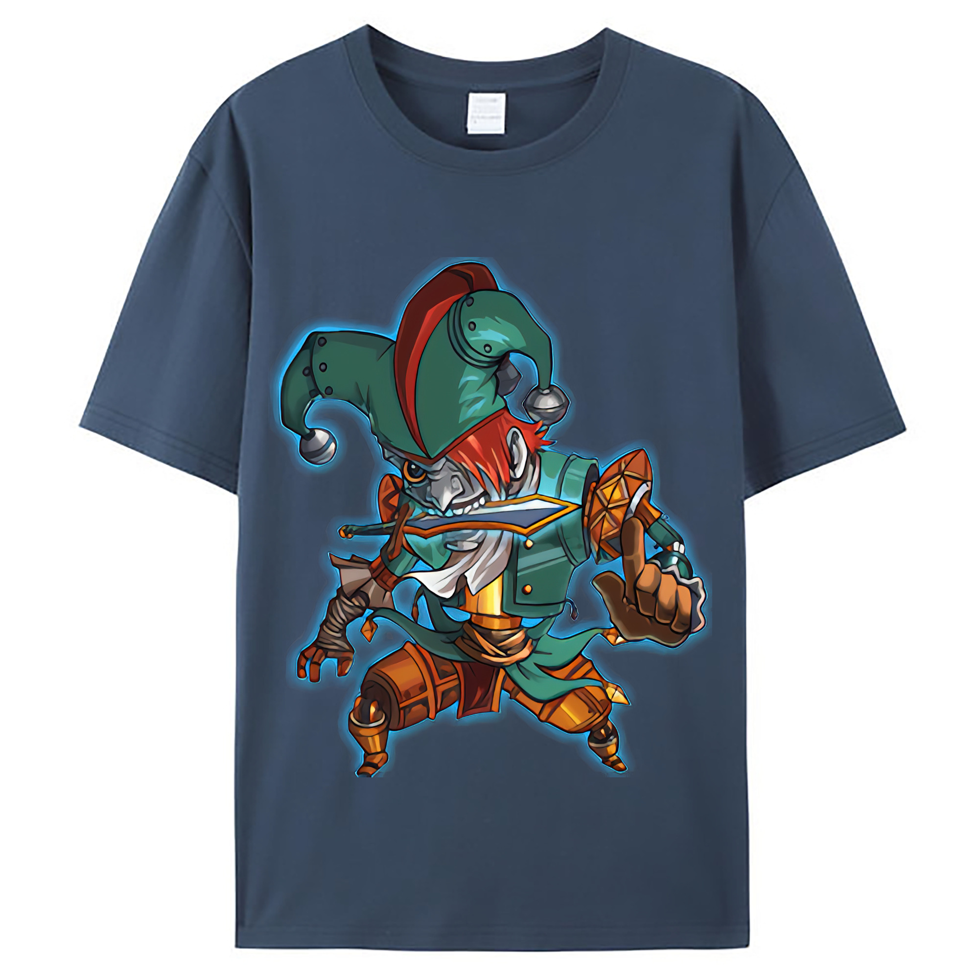 （画像用） リーグ・オブ・レジェンド League of Legends LOL レディースカジュアルプリントTシャツ（綿100％）