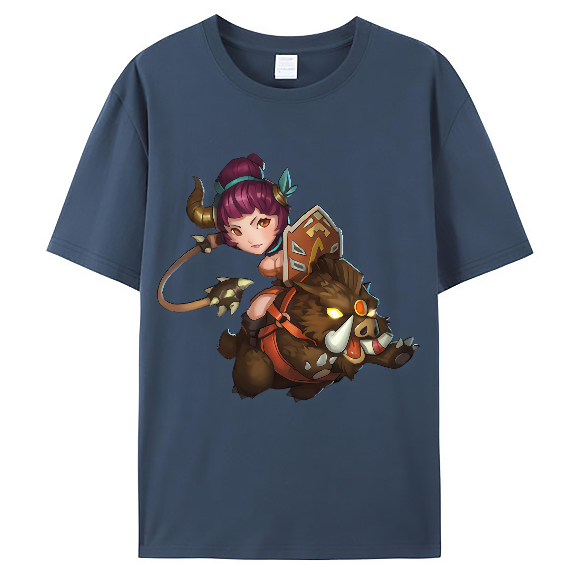 （画像用） リーグ・オブ・レジェンド League of Legends LOL レディースカジュアルプリントTシャツ（綿100％）