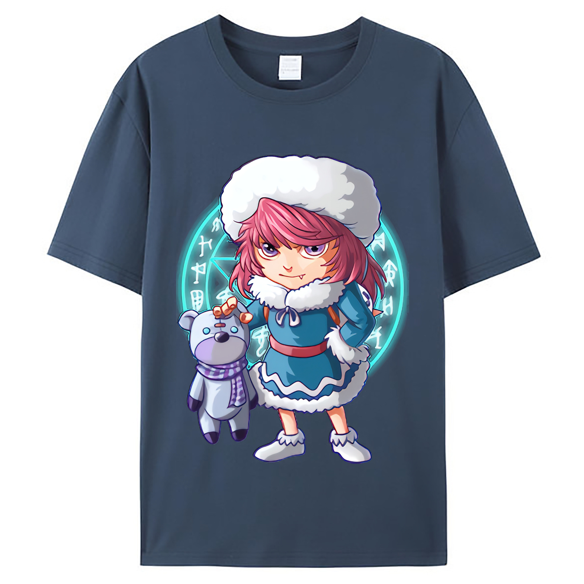（画像用） リーグ・オブ・レジェンド League of Legends LOL レディースカジュアルプリントTシャツ（綿100％）