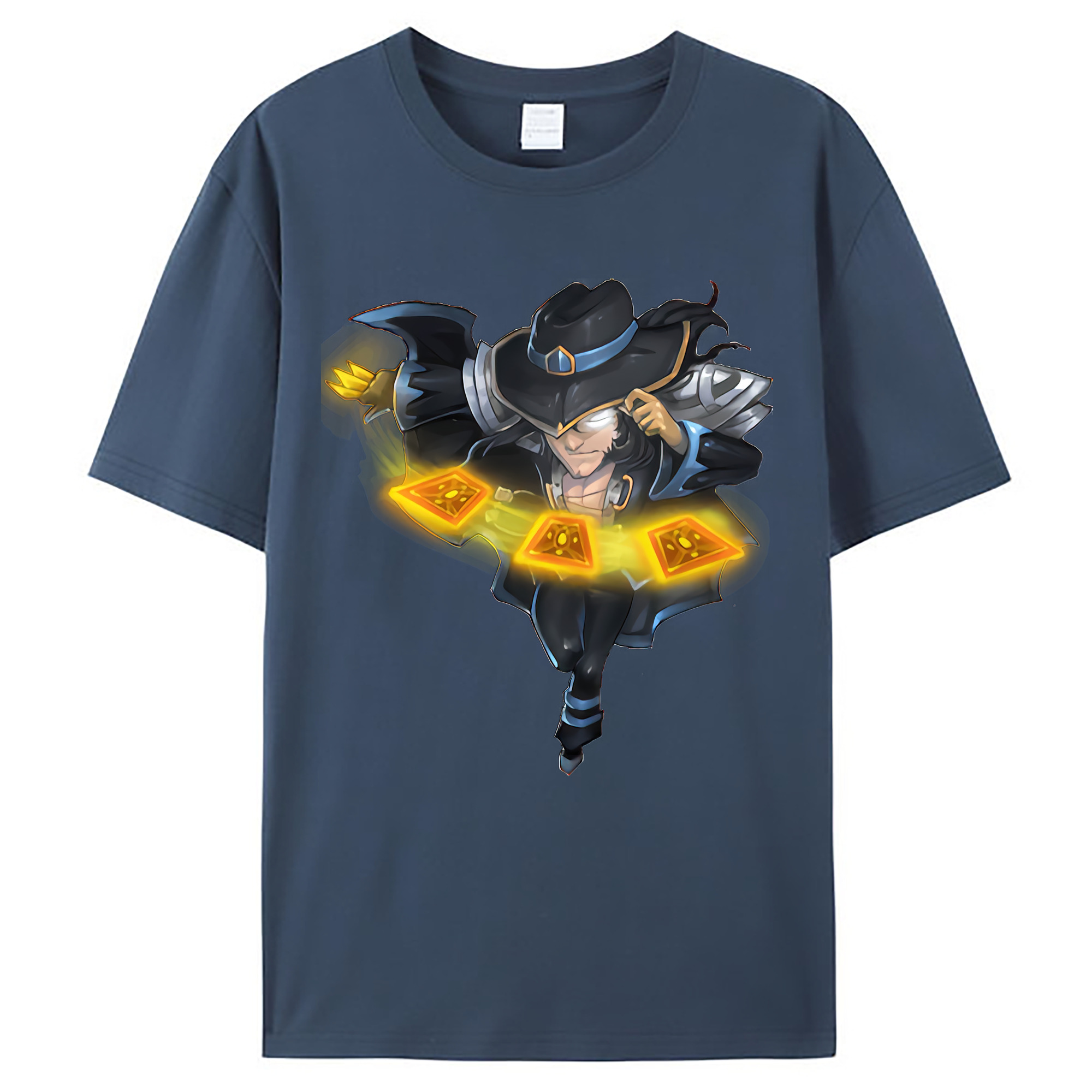 （画像用） リーグ・オブ・レジェンド League of Legends LOL レディースカジュアルプリントTシャツ（綿100％）
