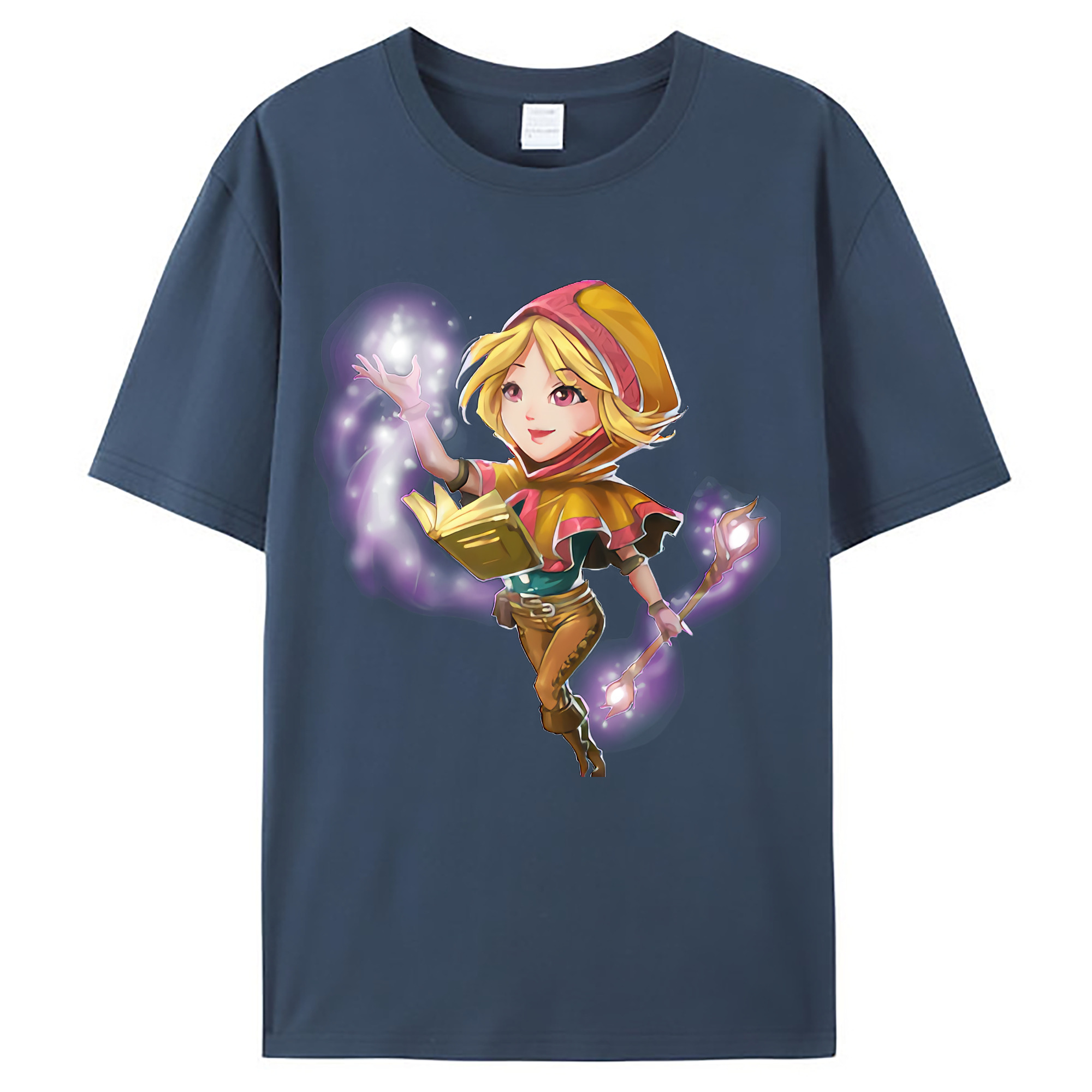 （画像用） リーグ・オブ・レジェンド League of Legends LOL レディースカジュアルプリントTシャツ（綿100％）