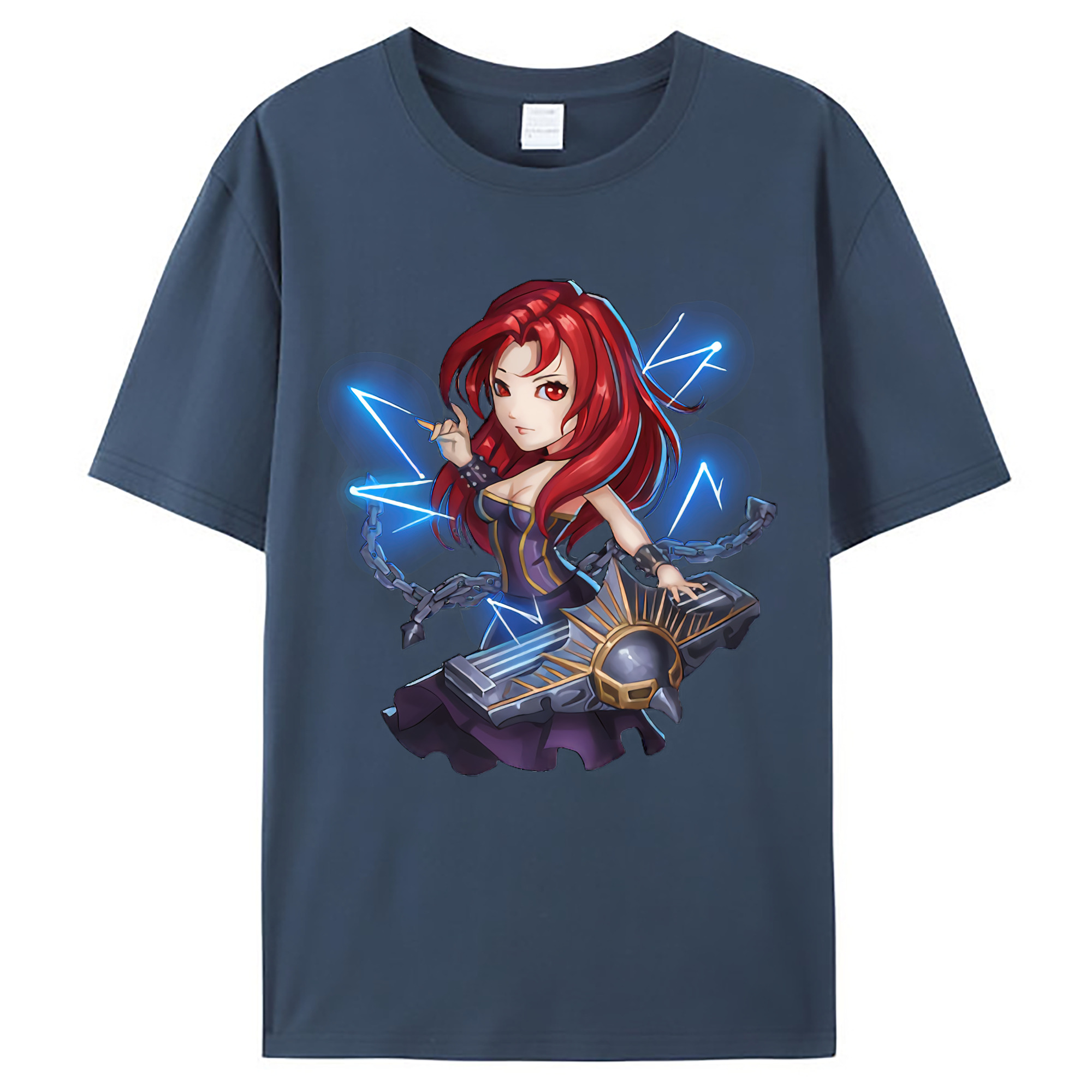 （画像用） リーグ・オブ・レジェンド League of Legends LOL レディースカジュアルプリントTシャツ（綿100％）