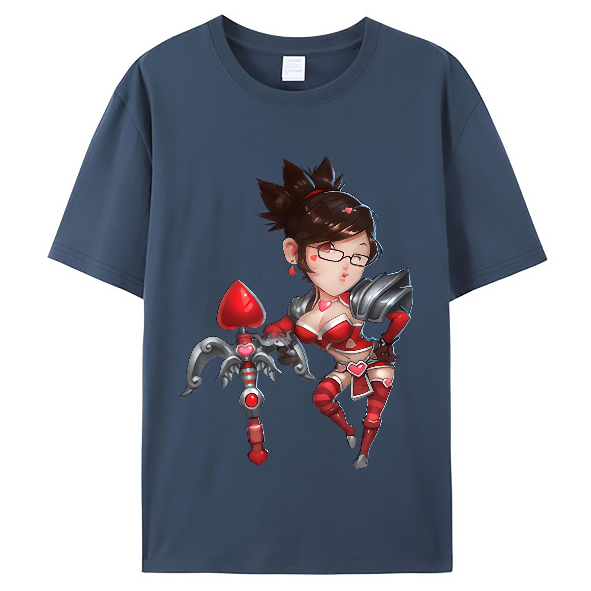 （画像用） リーグ・オブ・レジェンド League of Legends LOL レディースカジュアルプリントTシャツ（綿100％）