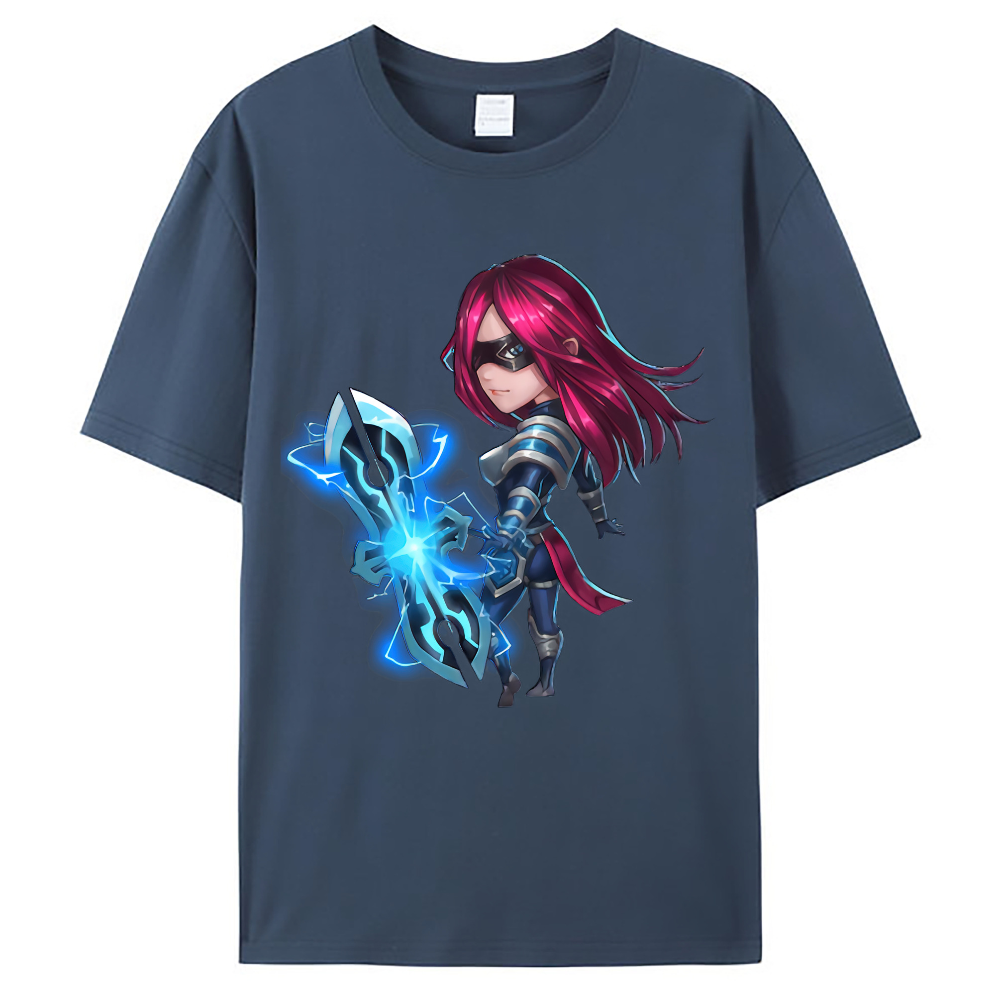 （画像用） リーグ・オブ・レジェンド League of Legends LOL レディースカジュアルプリントTシャツ（綿100％）