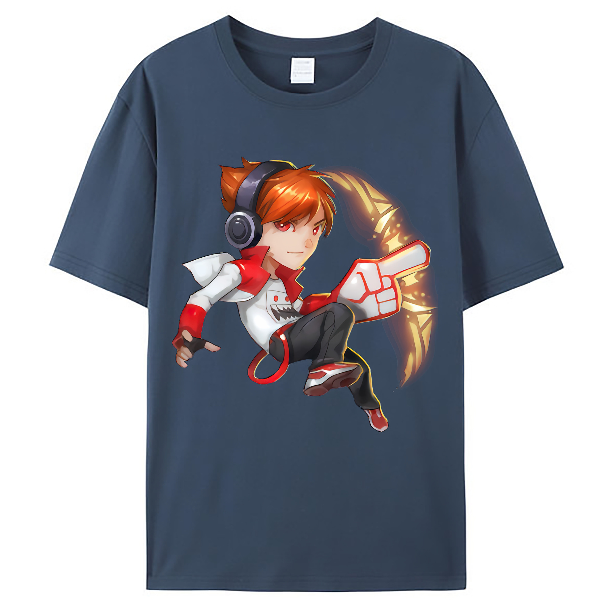 （画像用） リーグ・オブ・レジェンド League of Legends LOL レディースカジュアルプリントTシャツ（綿100％）