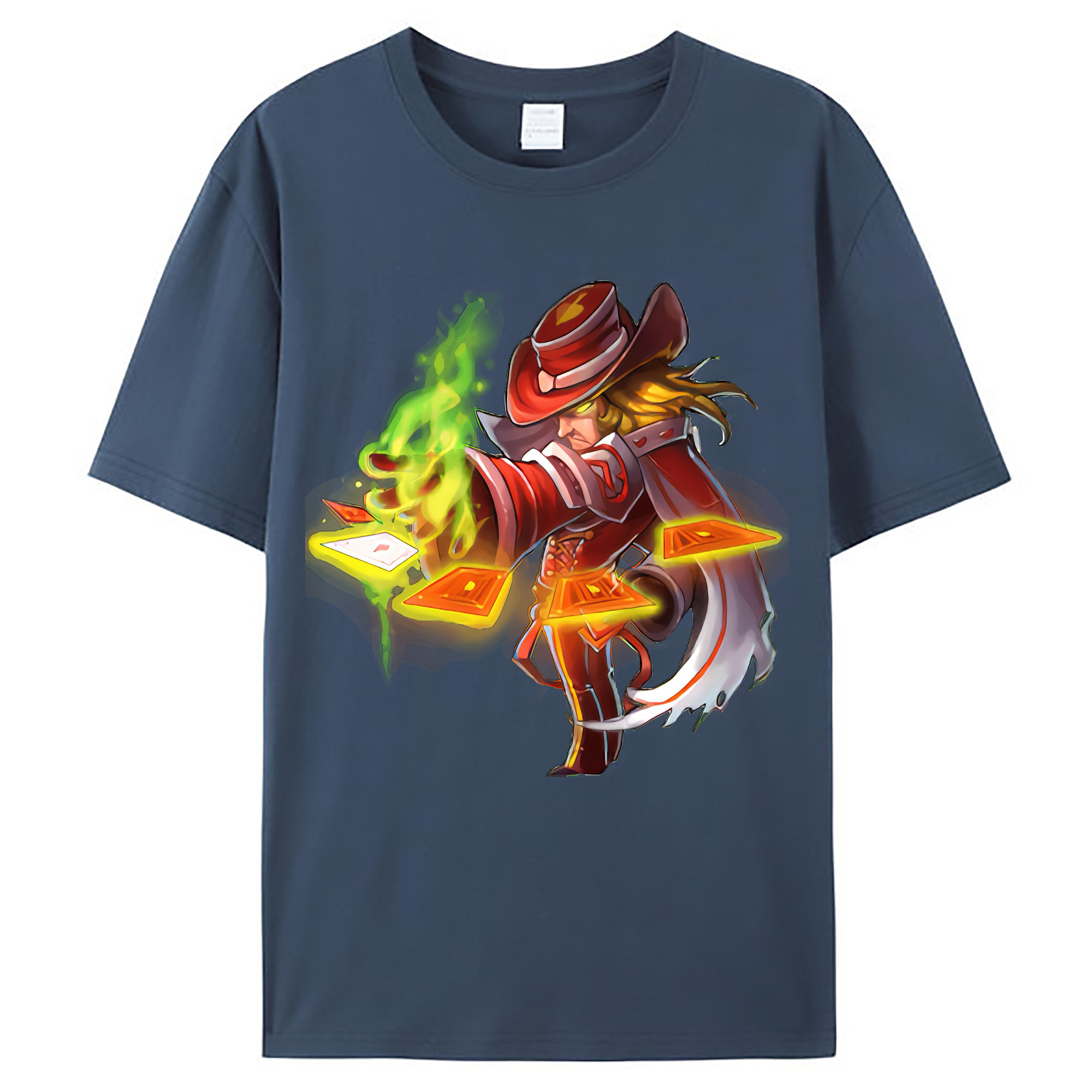 （画像用） リーグ・オブ・レジェンド League of Legends LOL レディースカジュアルプリントTシャツ（綿100％）