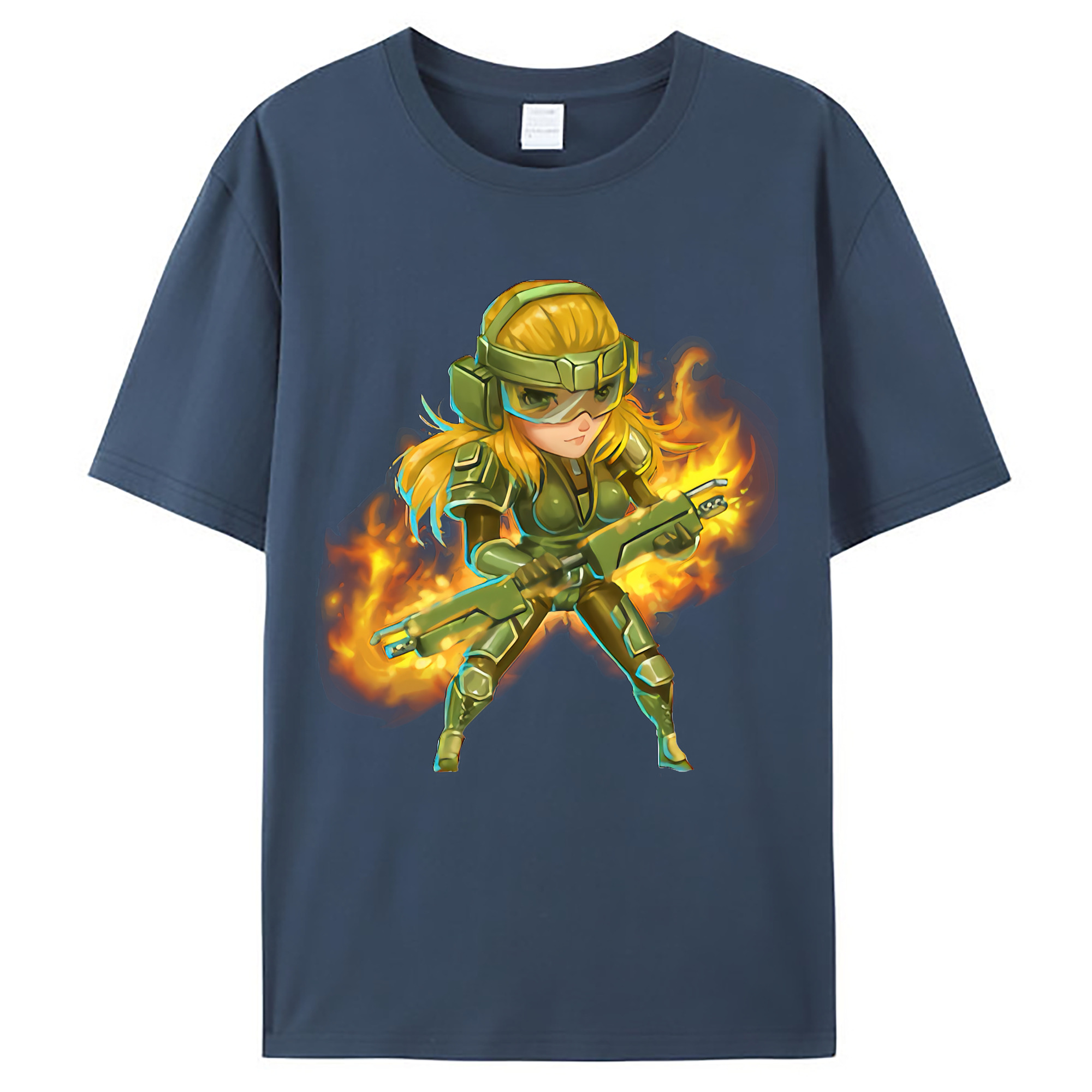 （画像用） リーグ・オブ・レジェンド League of Legends LOL レディースカジュアルプリントTシャツ（綿100％）