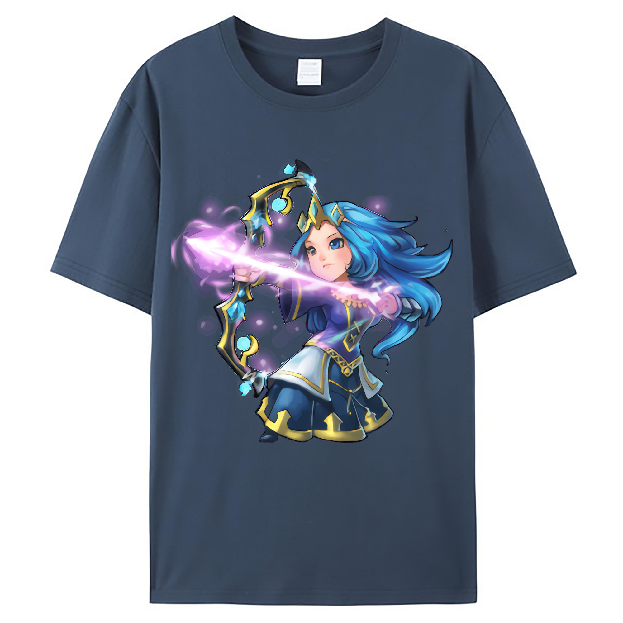 （画像用） リーグ・オブ・レジェンド League of Legends LOL レディースカジュアルプリントTシャツ（綿100％）