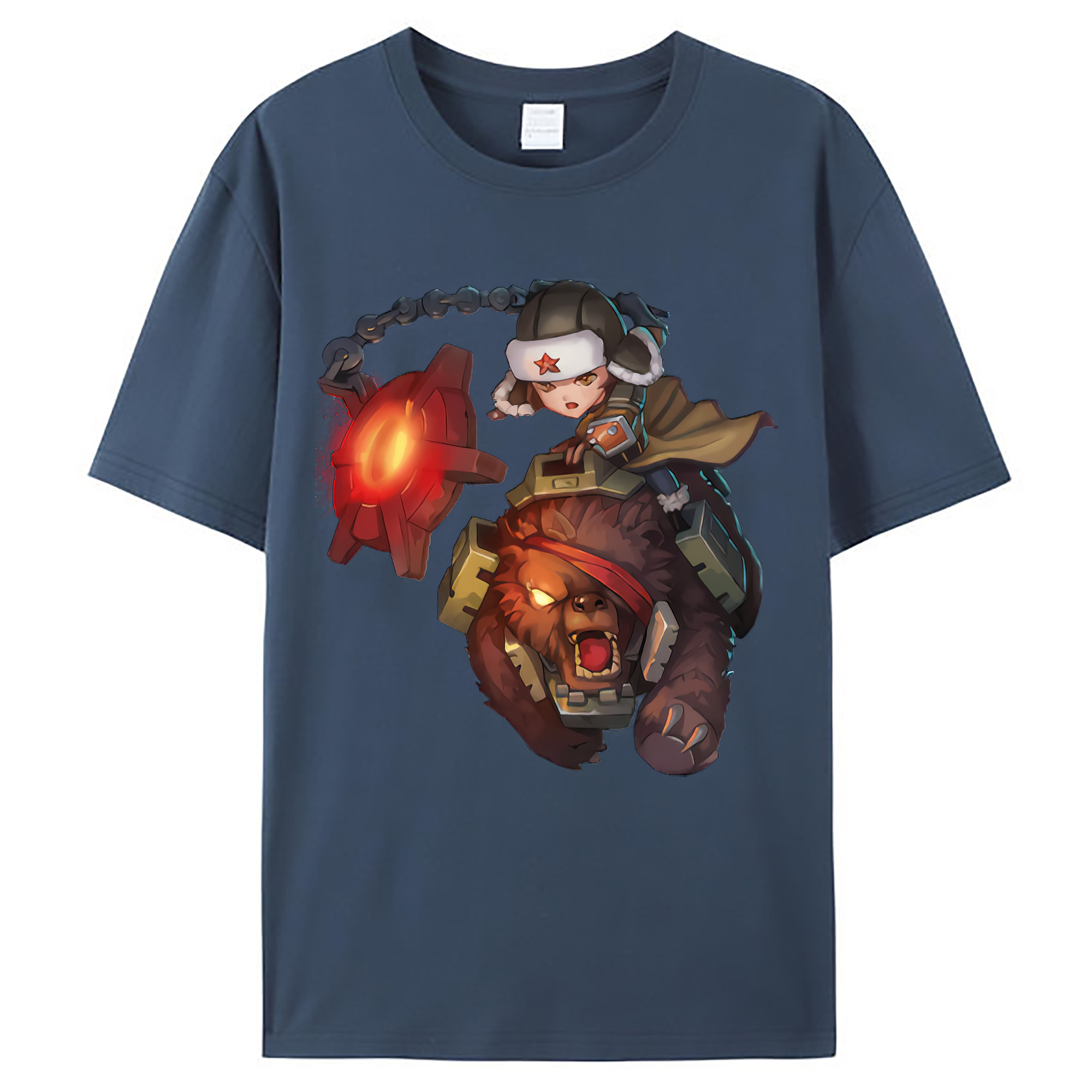 （画像用） リーグ・オブ・レジェンド League of Legends LOL レディースカジュアルプリントTシャツ（綿100％）