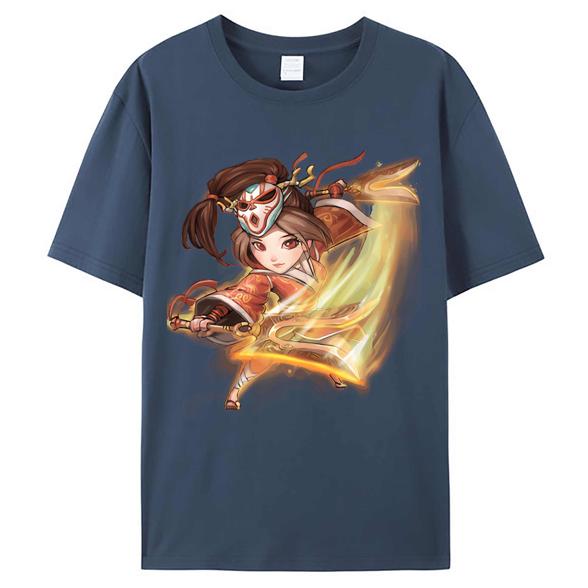 （画像用） リーグ・オブ・レジェンド League of Legends LOL レディースカジュアルプリントTシャツ（綿100％）