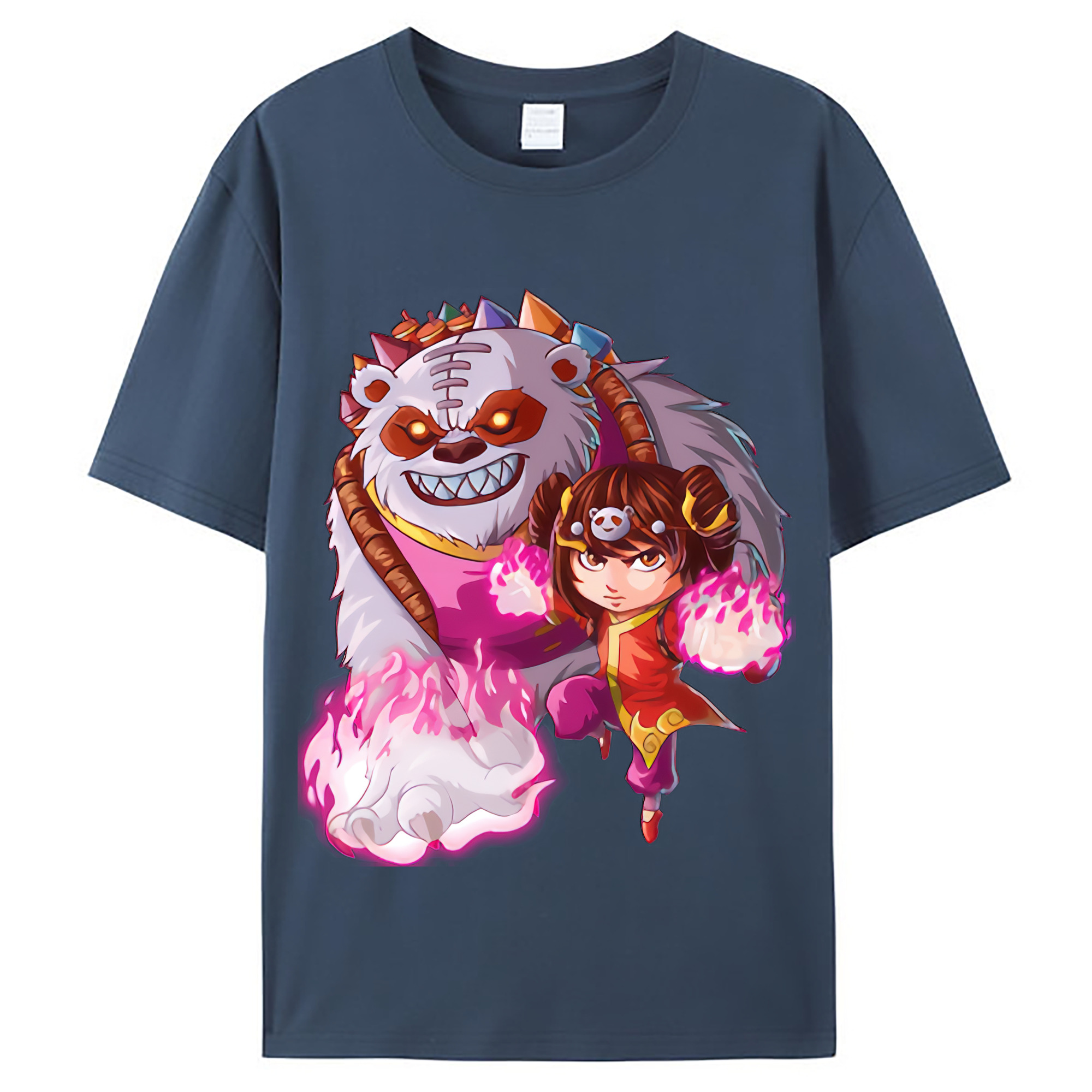 （画像用） リーグ・オブ・レジェンド League of Legends LOL レディースカジュアルプリントTシャツ（綿100％）