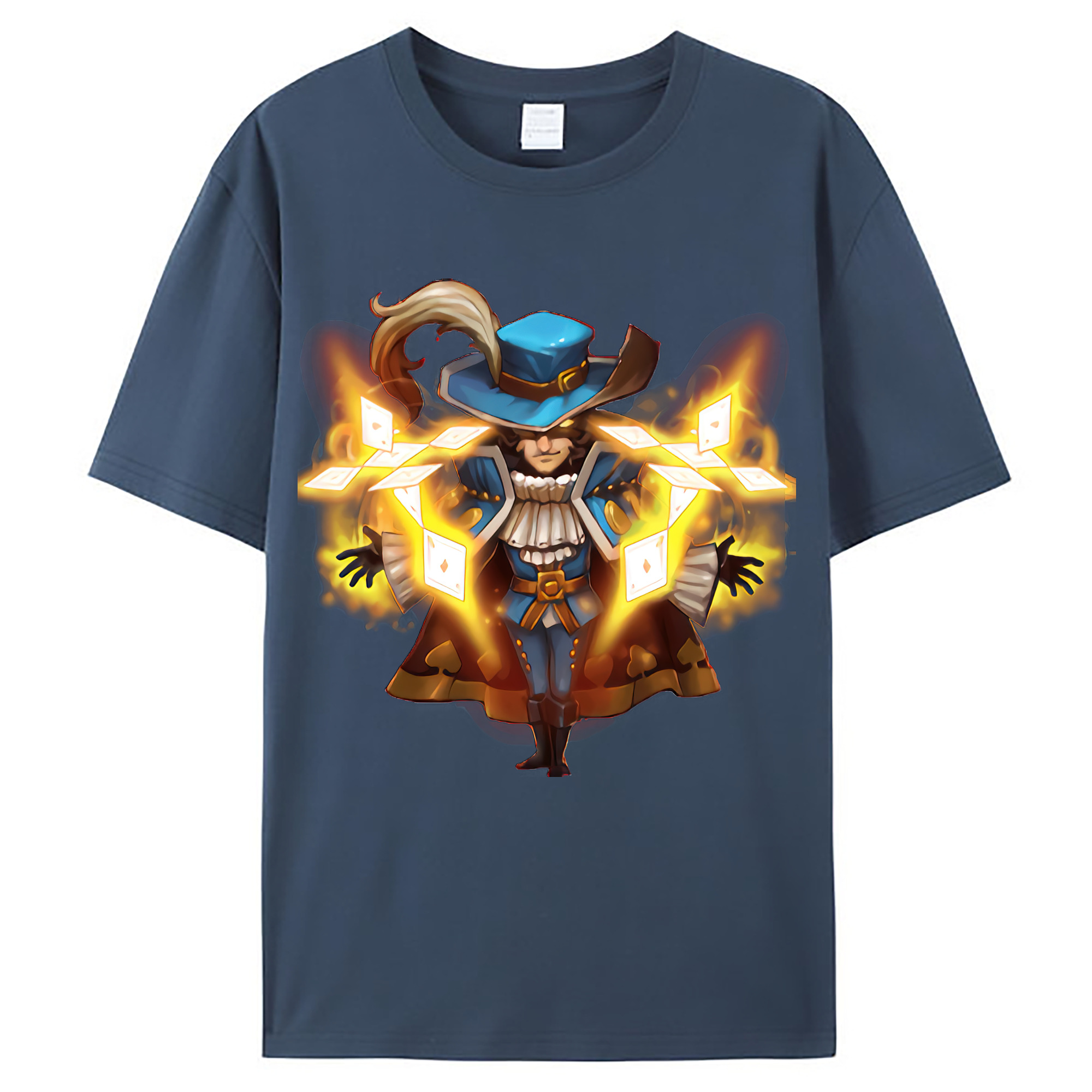 （画像用） リーグ・オブ・レジェンド League of Legends LOL レディースカジュアルプリントTシャツ（綿100％）