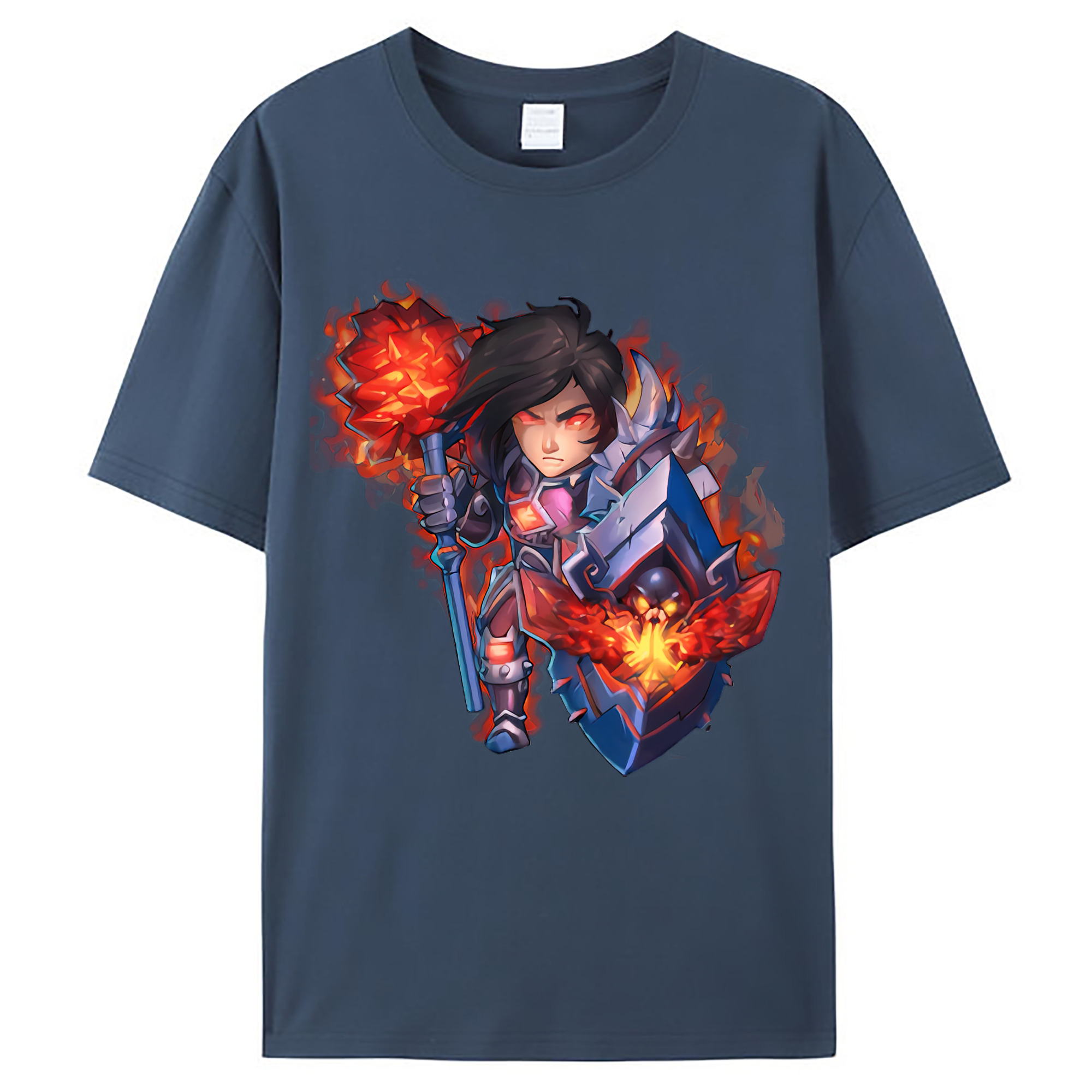 （画像用） リーグ・オブ・レジェンド League of Legends LOL レディースカジュアルプリントTシャツ（綿100％）