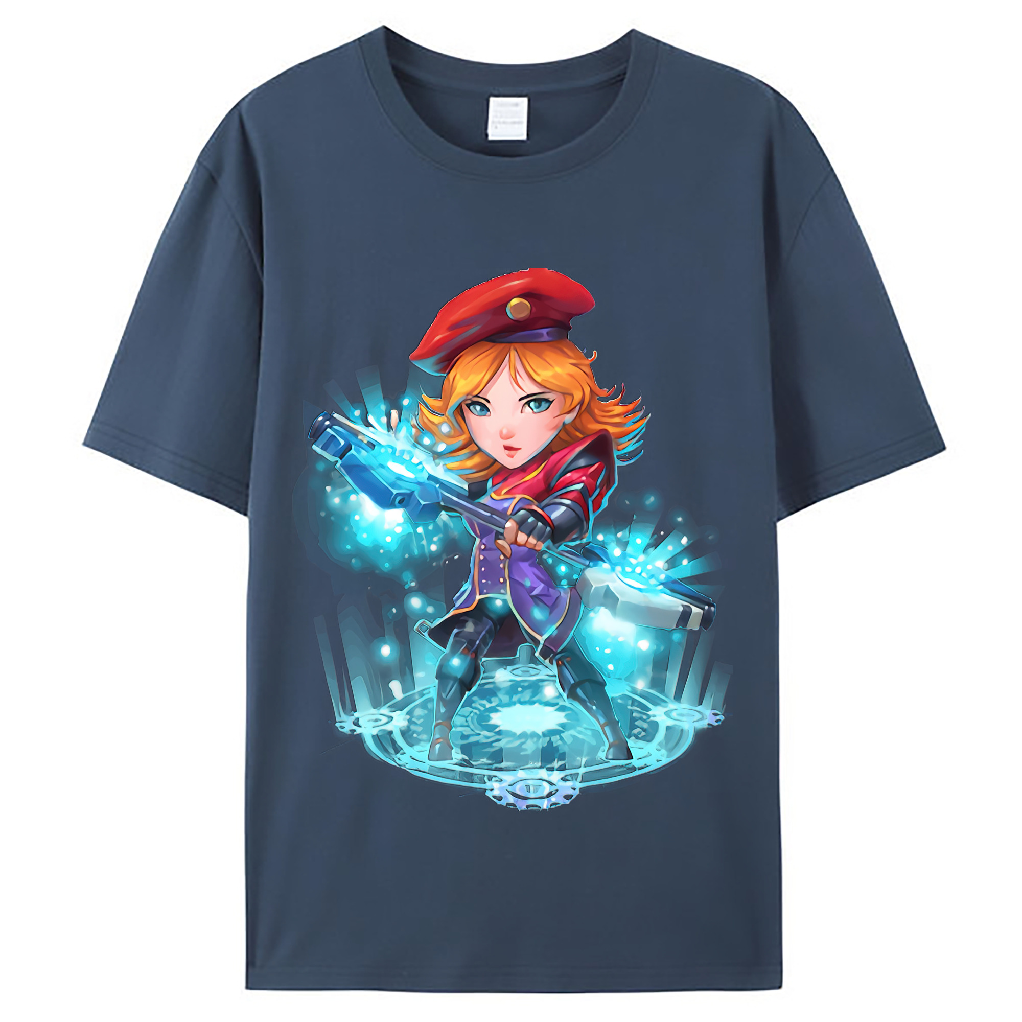 （画像用） リーグ・オブ・レジェンド League of Legends LOL レディースカジュアルプリントTシャツ（綿100％）