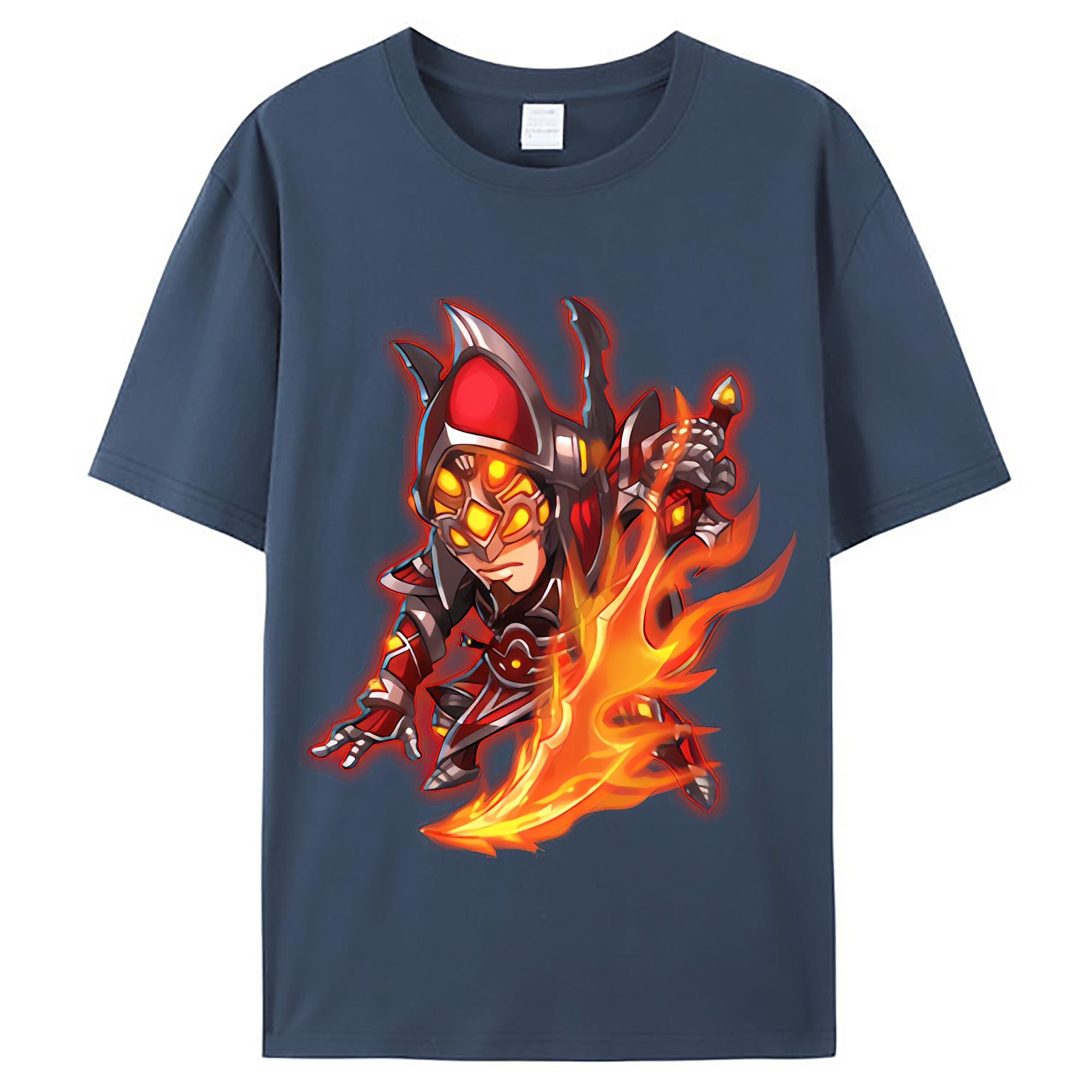 （画像用） リーグ・オブ・レジェンド League of Legends LOL レディースカジュアルプリントTシャツ（綿100％）