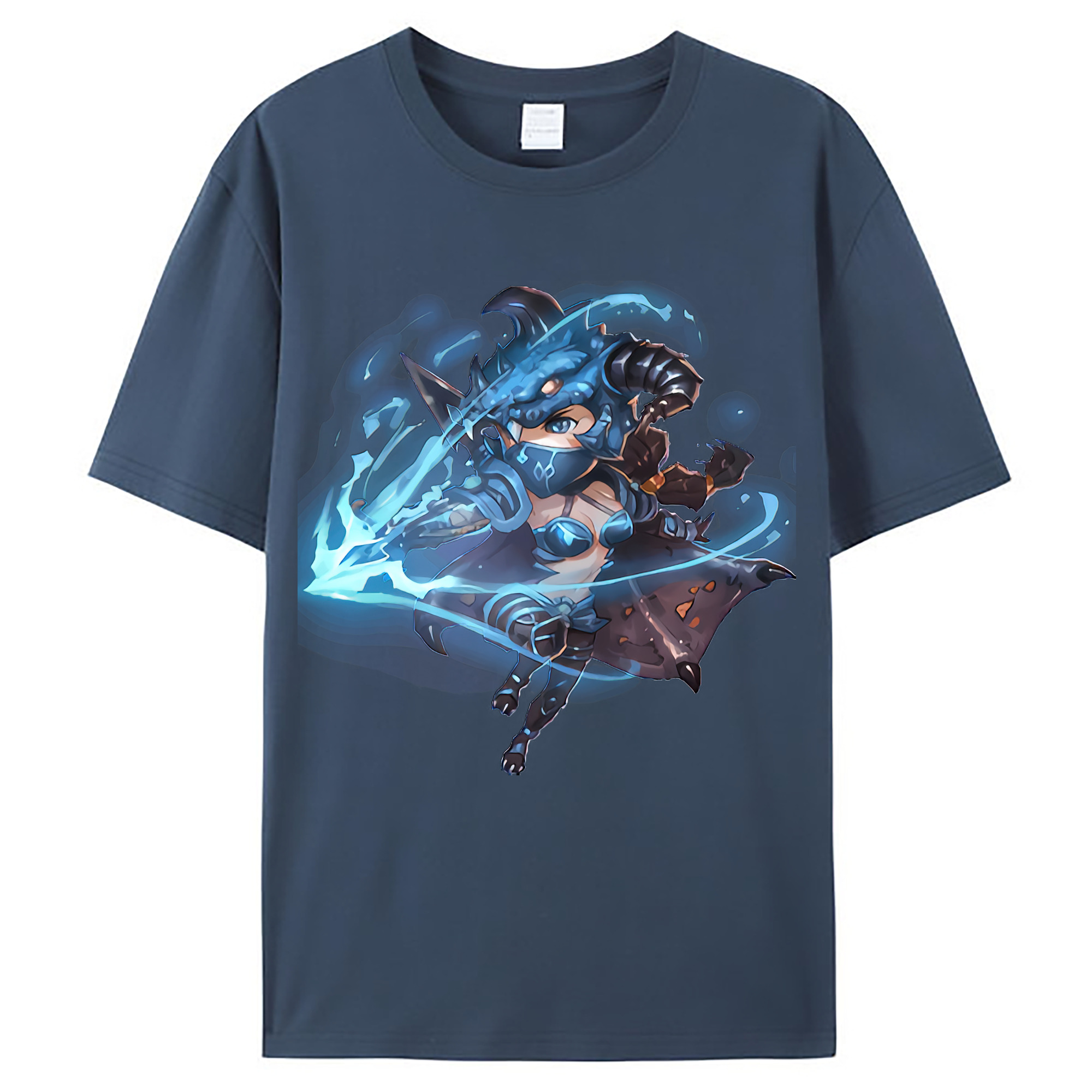 （画像用） リーグ・オブ・レジェンド League of Legends LOL レディースカジュアルプリントTシャツ（綿100％）