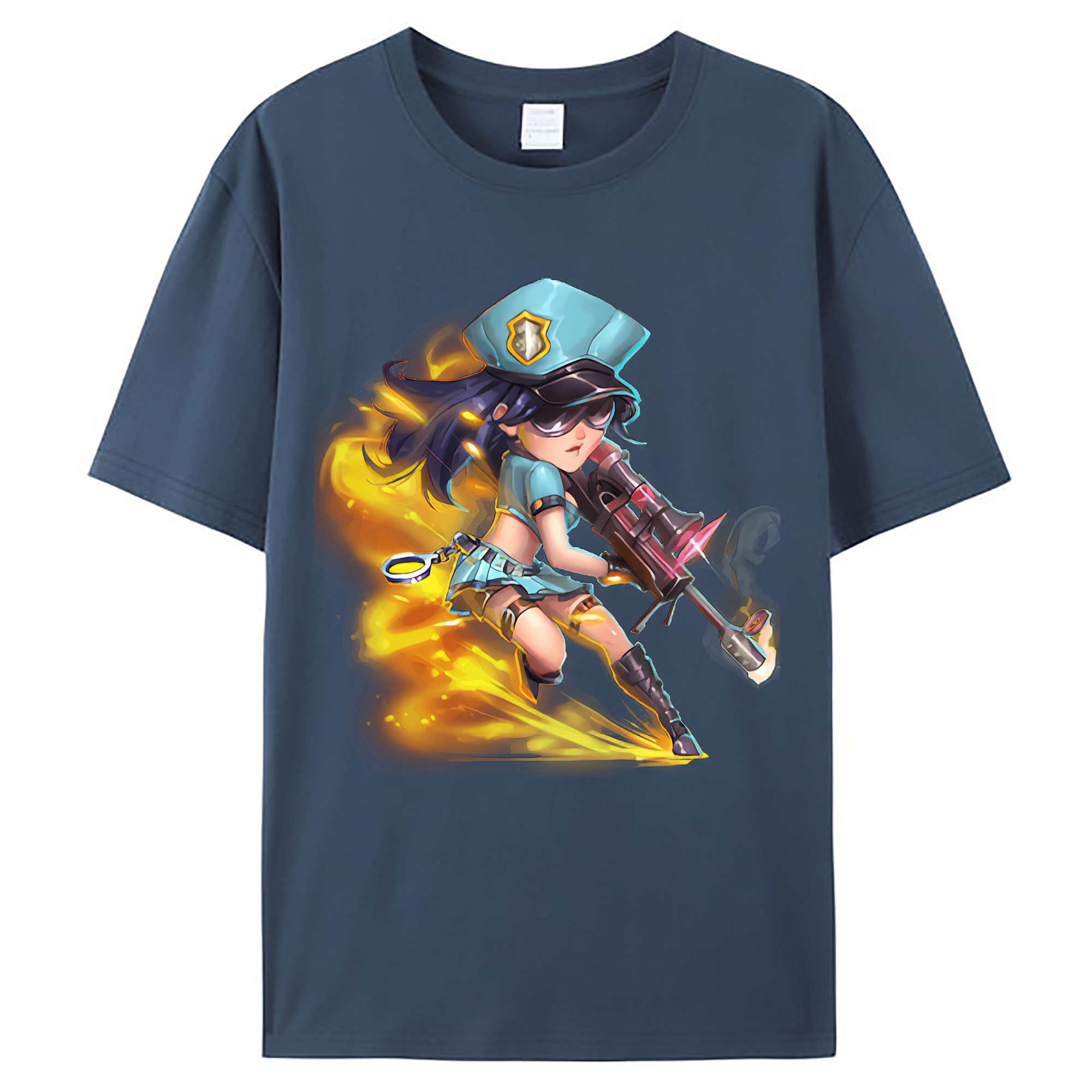 （画像用） リーグ・オブ・レジェンド League of Legends LOL レディースカジュアルプリントTシャツ（綿100％）