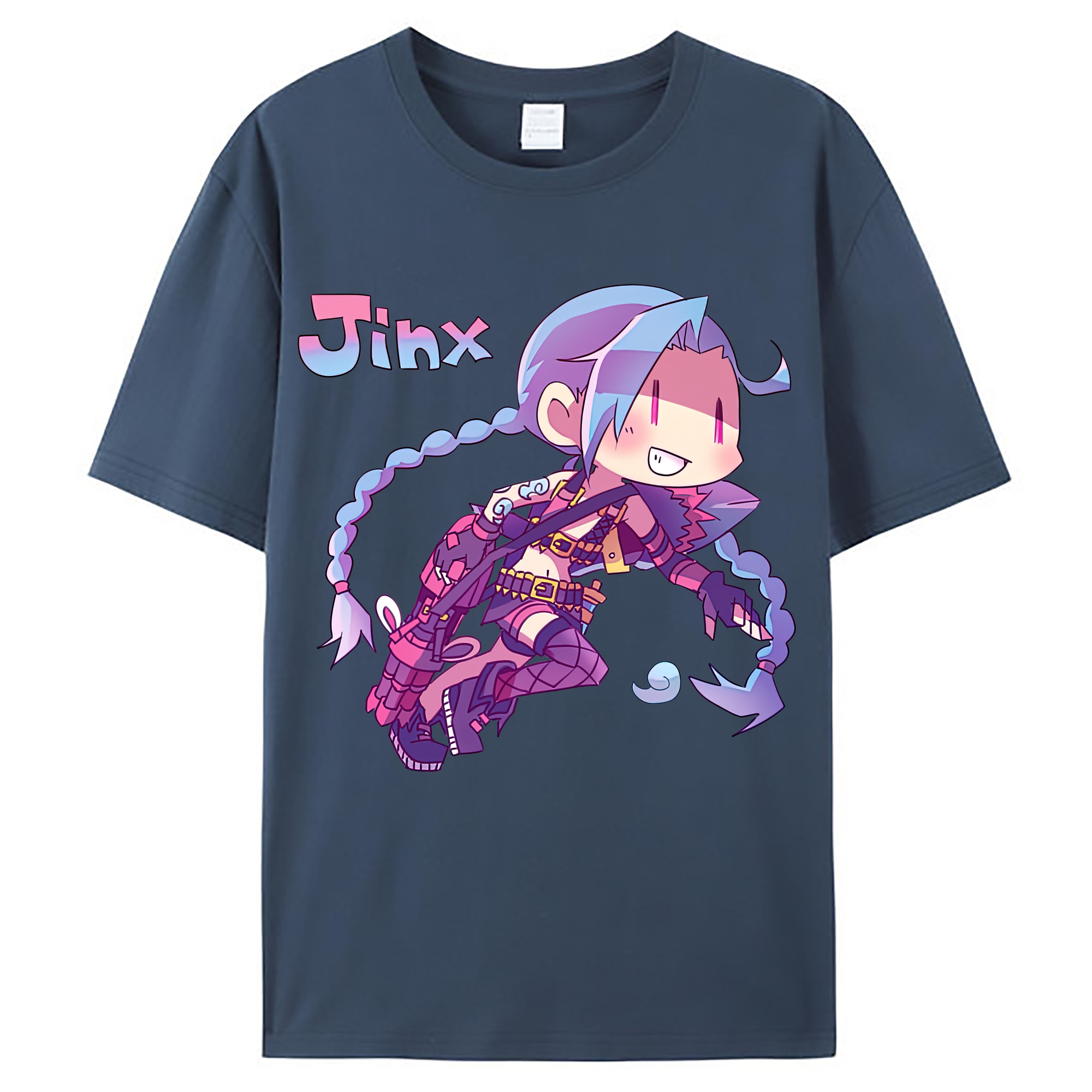 （画像用） リーグ・オブ・レジェンド League of Legends LOL レディースカジュアルプリントTシャツ（綿100％）