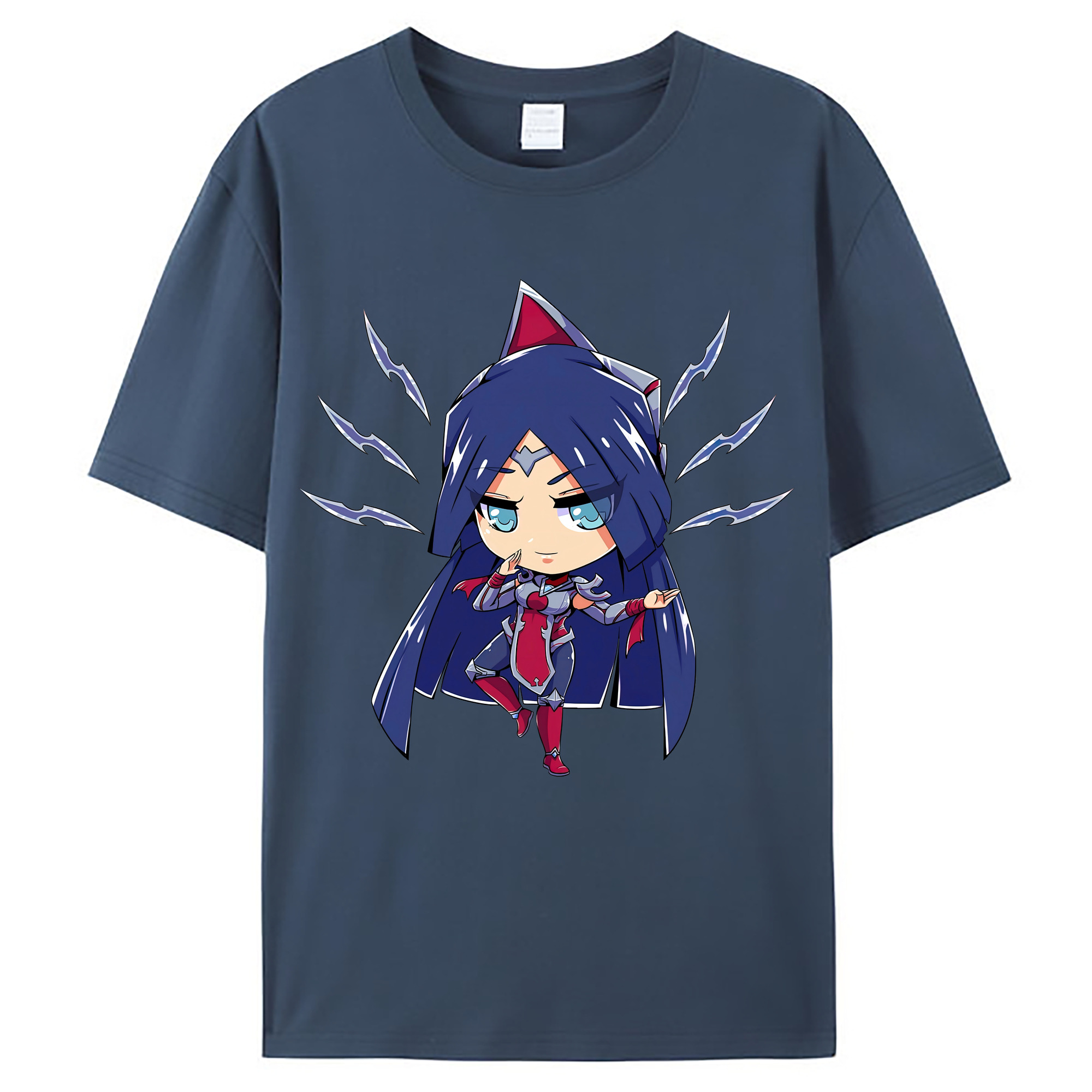 （画像用） リーグ・オブ・レジェンド League of Legends LOL レディースカジュアルプリントTシャツ（綿100％）
