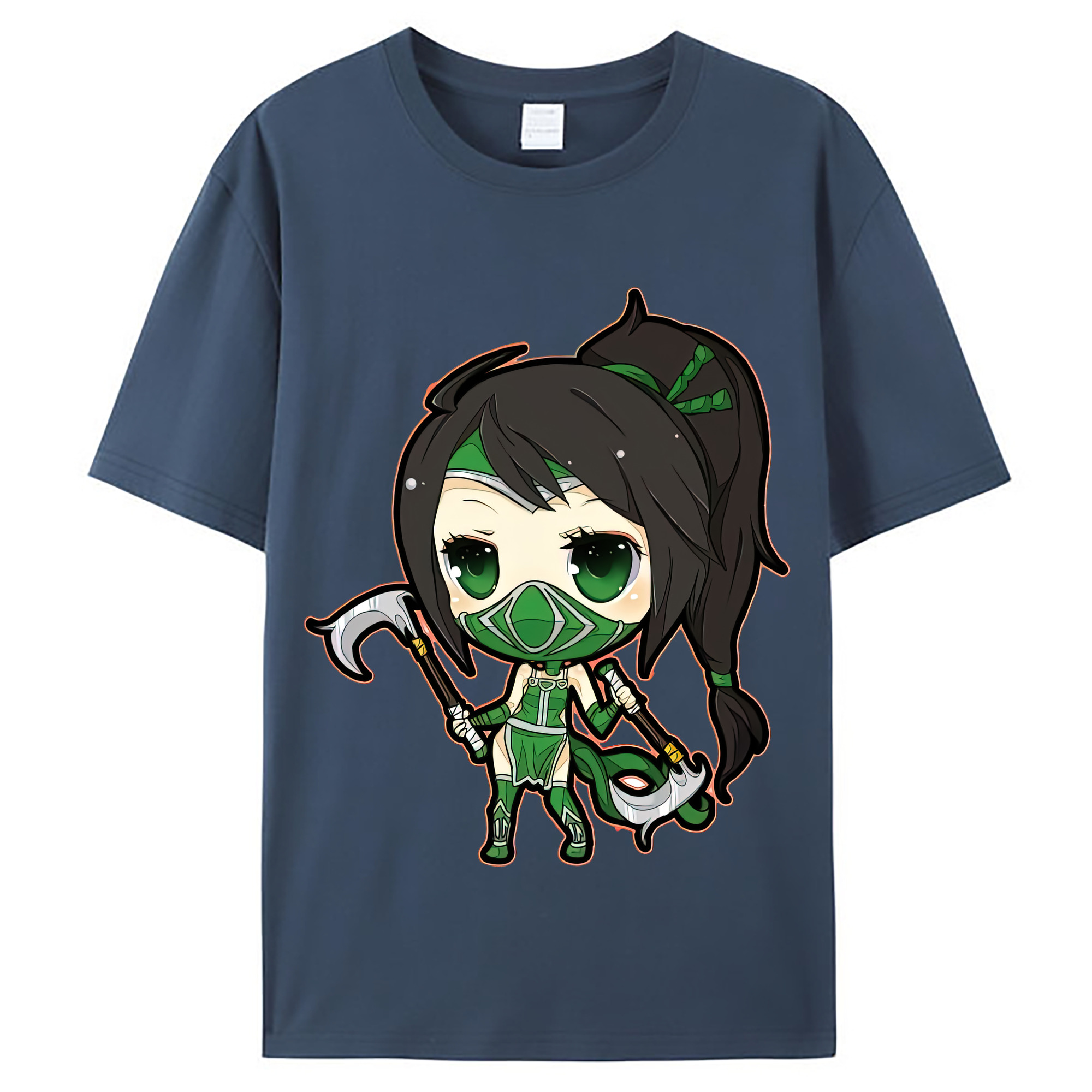（画像用） リーグ・オブ・レジェンド League of Legends LOL レディースカジュアルプリントTシャツ（綿100％）