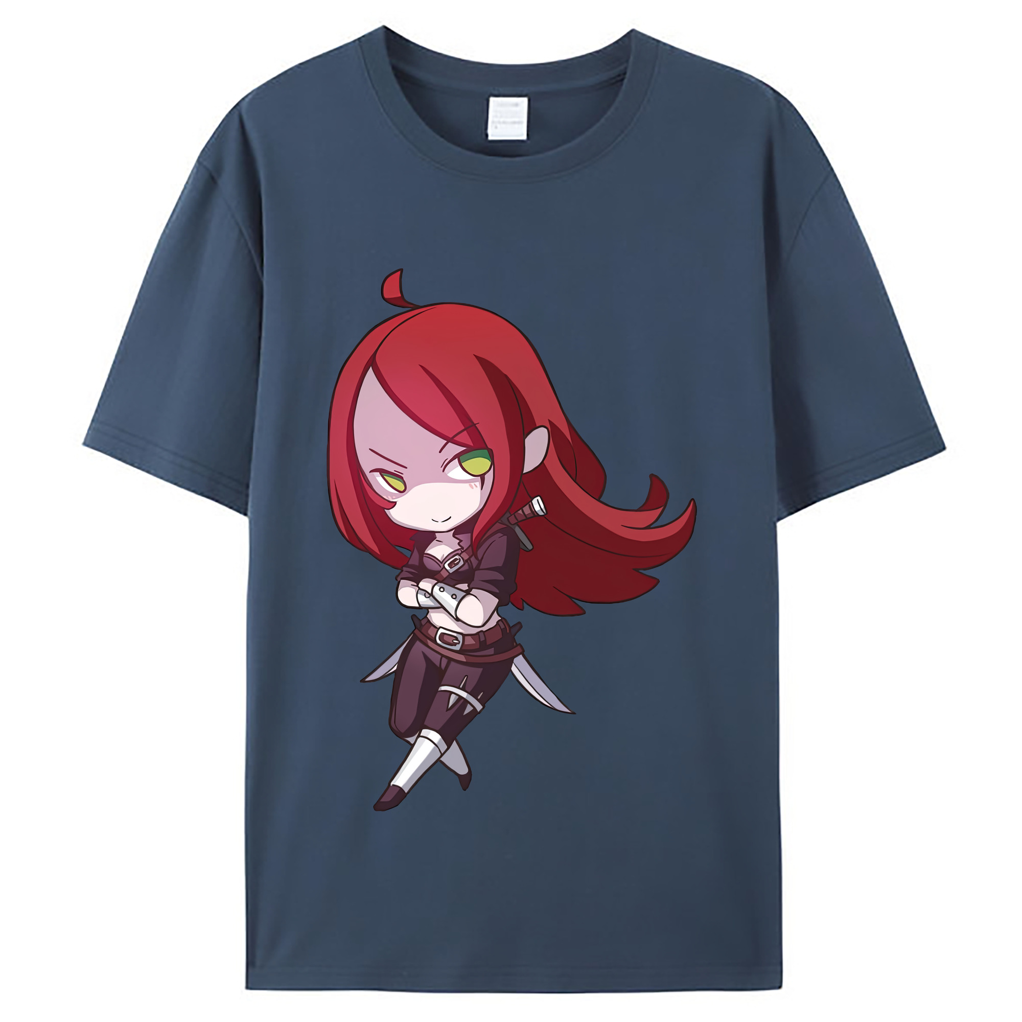 （画像用） リーグ・オブ・レジェンド League of Legends LOL レディースカジュアルプリントTシャツ（綿100％）