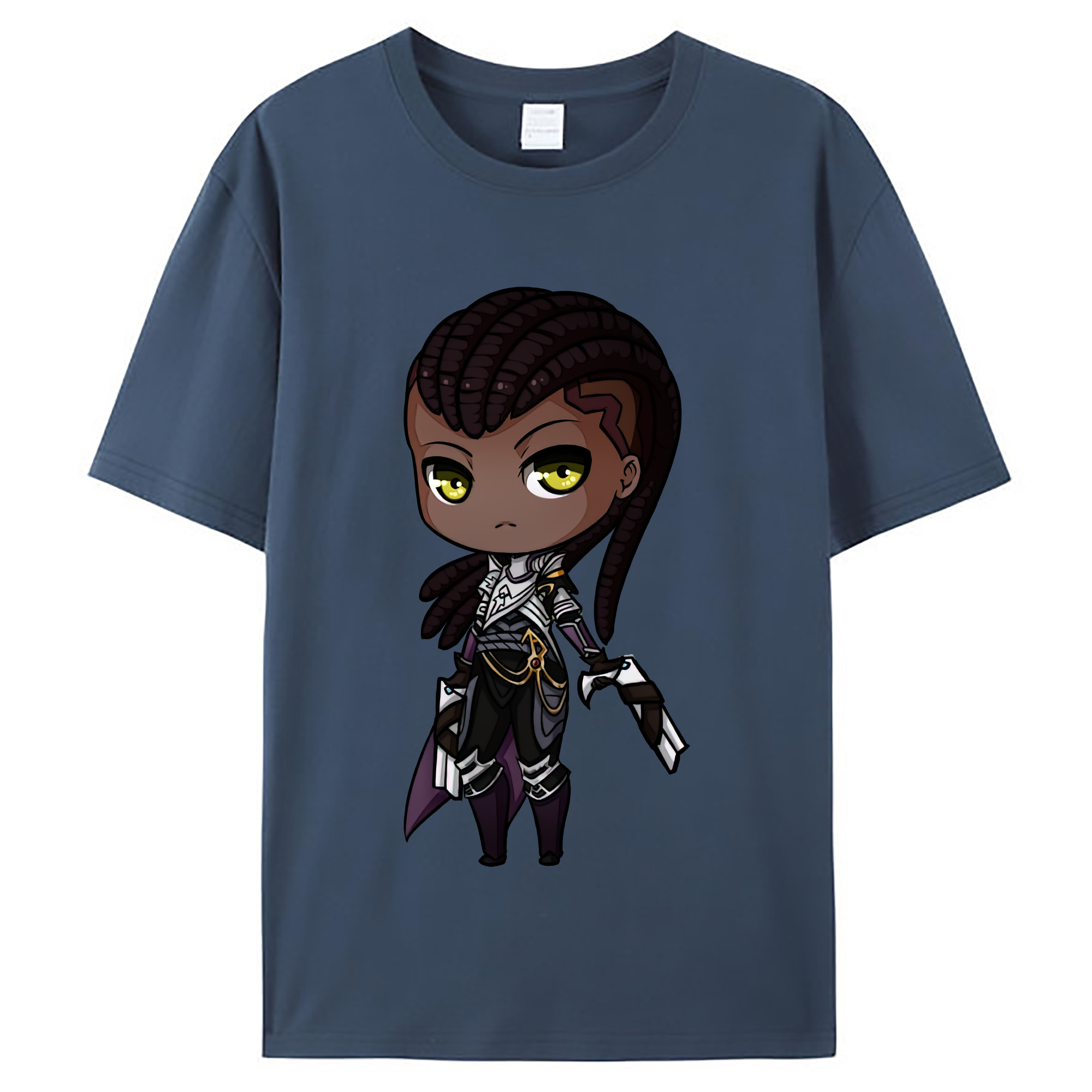 （画像用） リーグ・オブ・レジェンド League of Legends LOL レディースカジュアルプリントTシャツ（綿100％）
