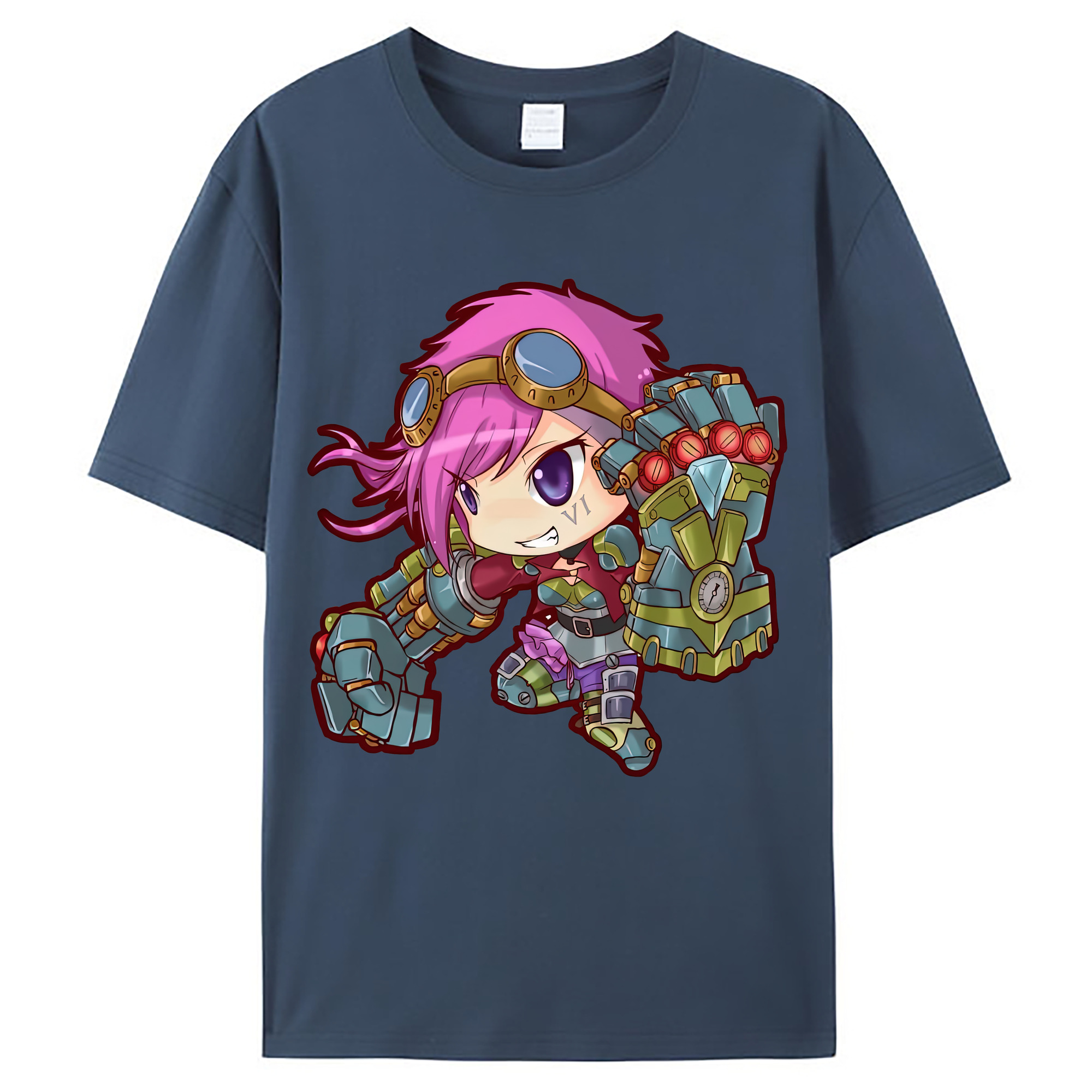（画像用） リーグ・オブ・レジェンド League of Legends LOL レディースカジュアルプリントTシャツ（綿100％）