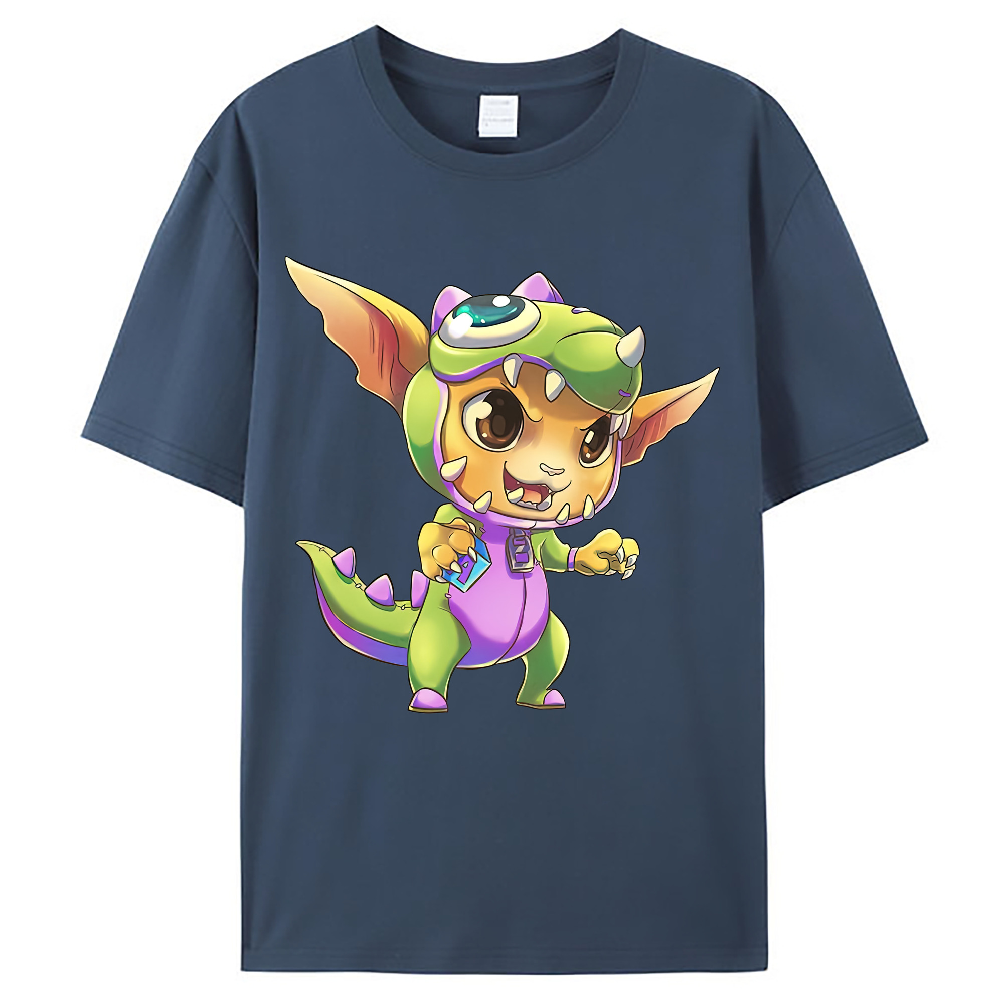 （画像用） リーグ・オブ・レジェンド League of Legends LOL レディースカジュアルプリントTシャツ（綿100％）