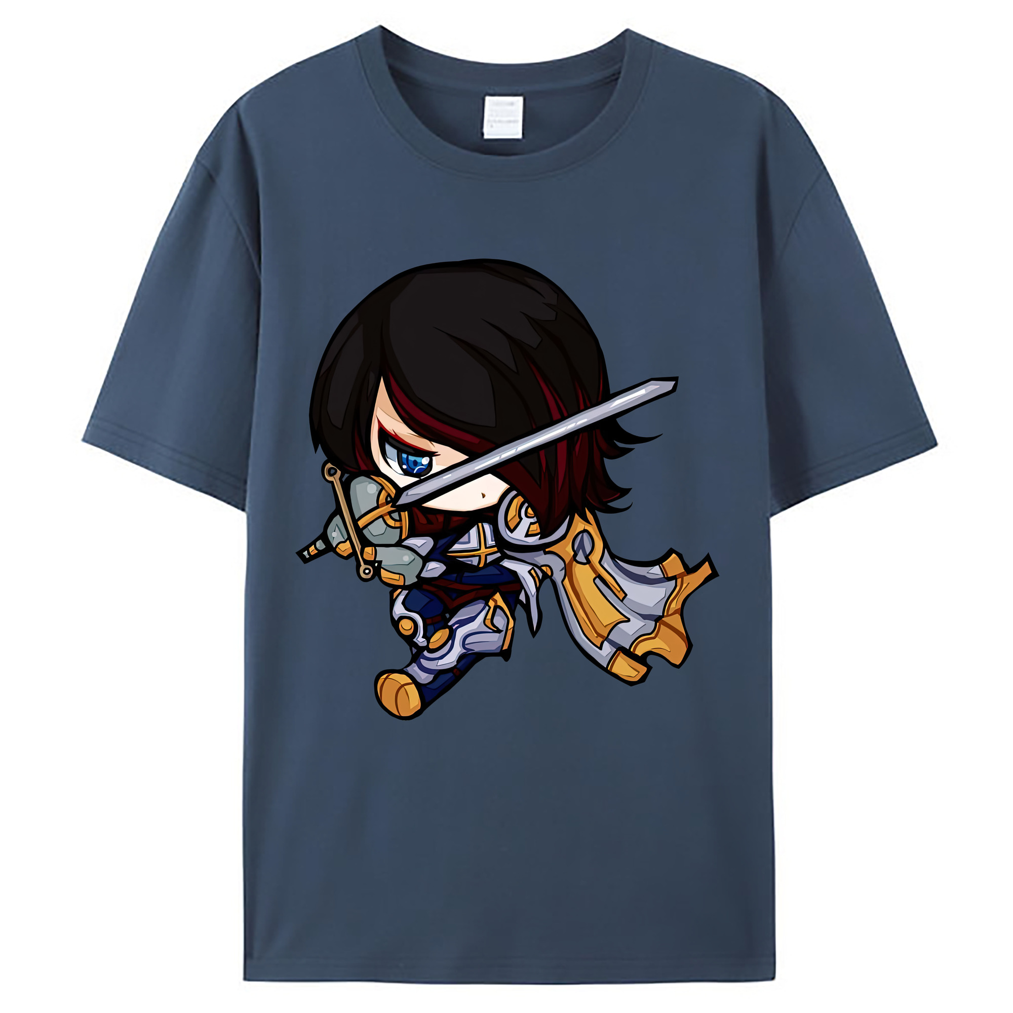 （画像用） リーグ・オブ・レジェンド League of Legends LOL レディースカジュアルプリントTシャツ（綿100％）