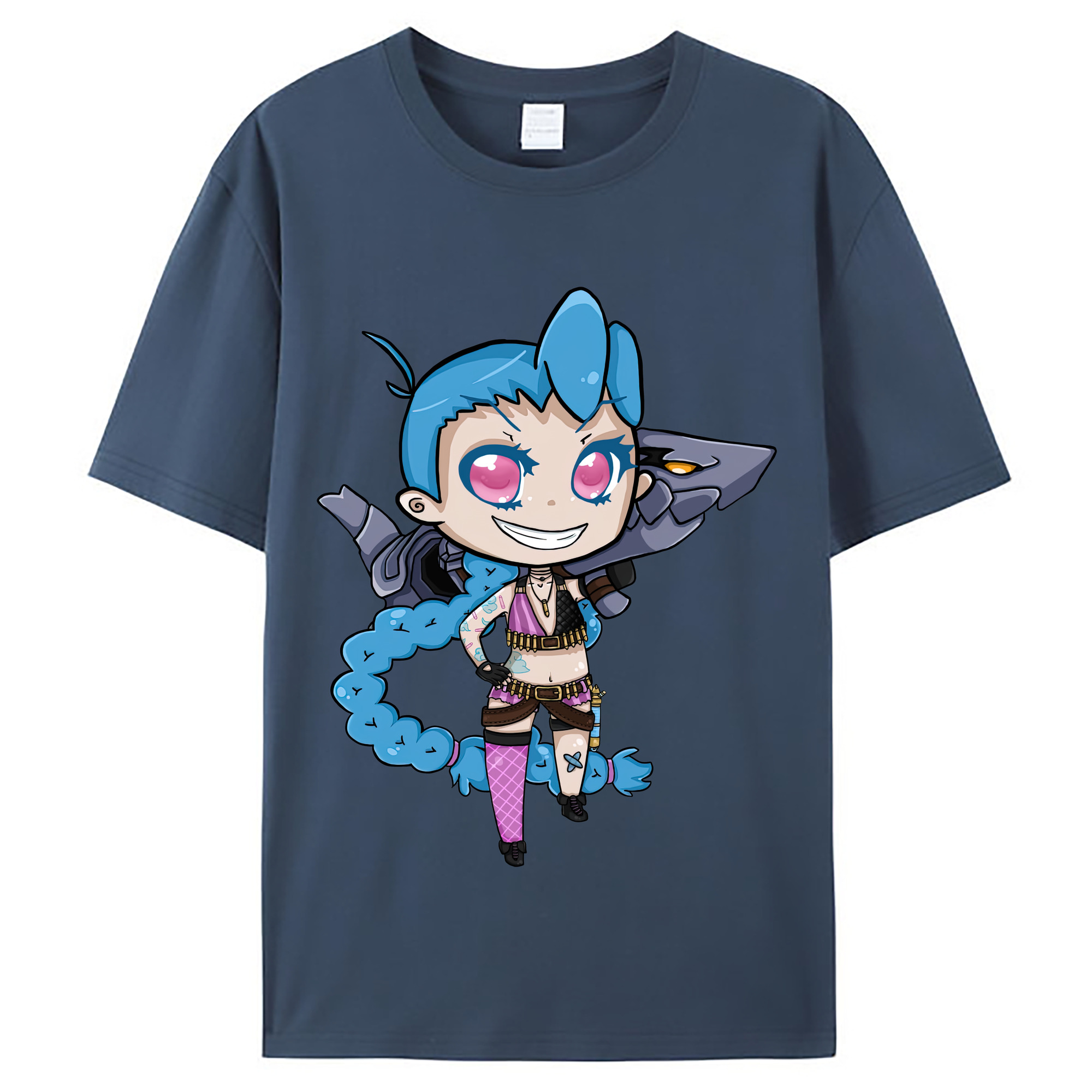 （画像用） リーグ・オブ・レジェンド League of Legends LOL レディースカジュアルプリントTシャツ（綿100％）
