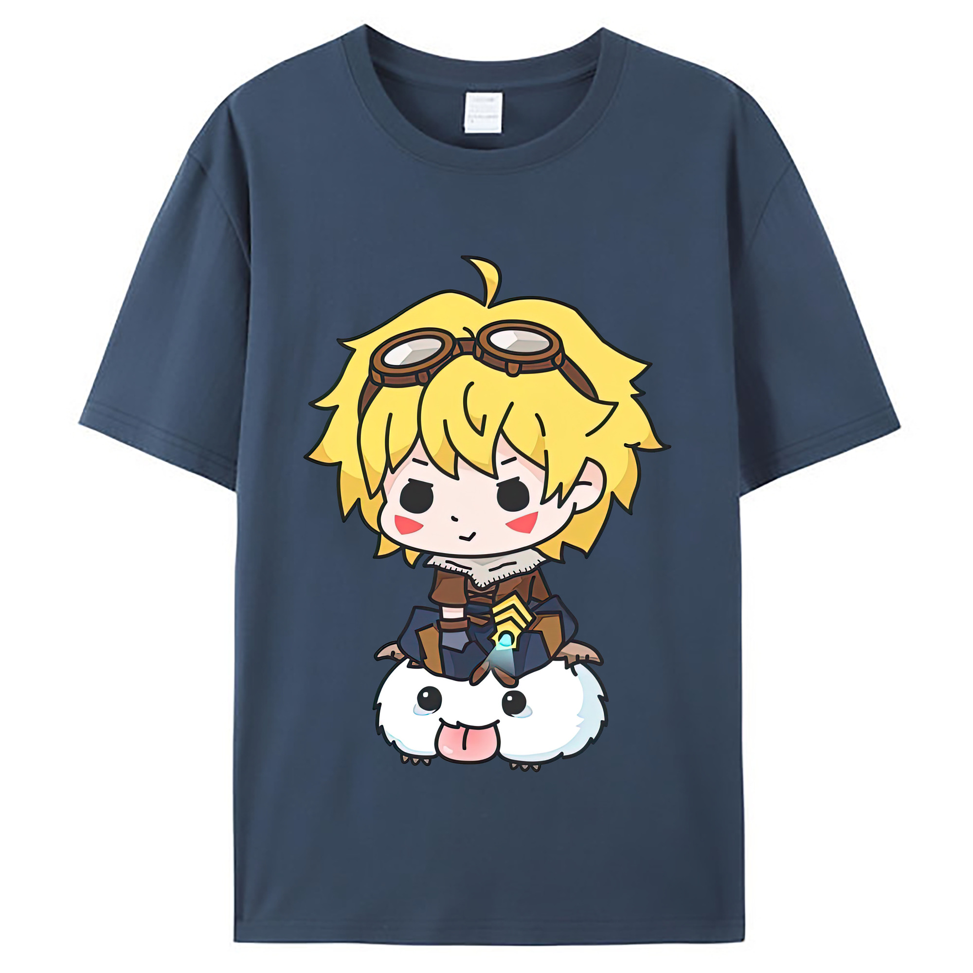 （画像用） リーグ・オブ・レジェンド League of Legends LOL レディースカジュアルプリントTシャツ（綿100％）