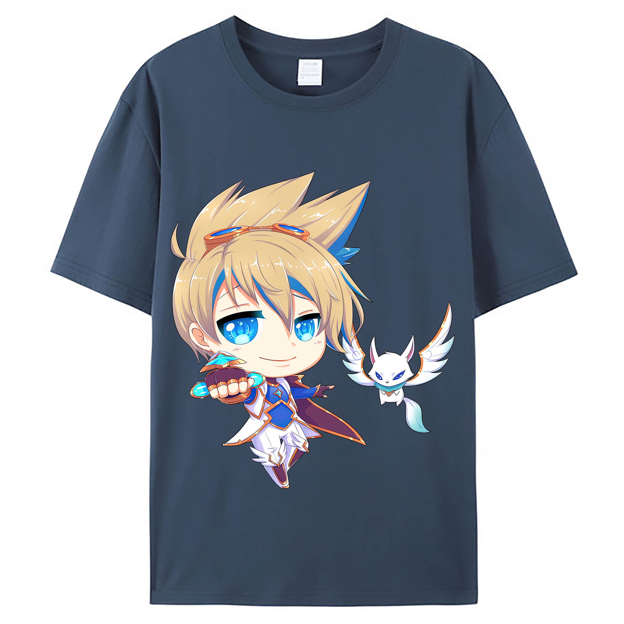 （画像用） リーグ・オブ・レジェンド League of Legends LOL レディースカジュアルプリントTシャツ（綿100％）