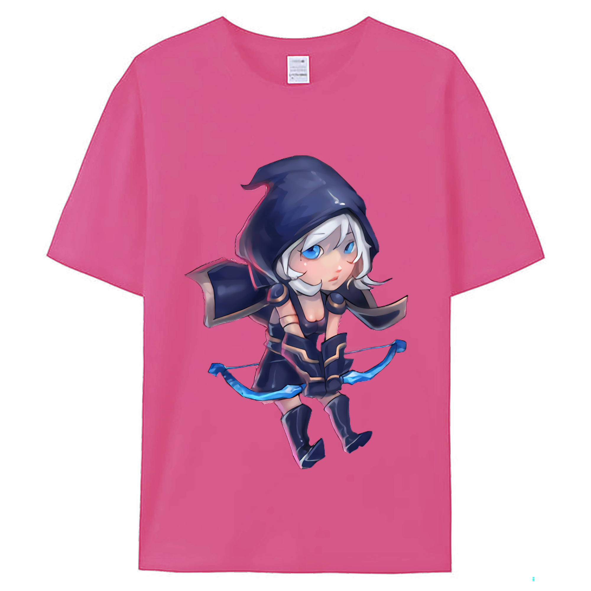 （画像用） リーグ・オブ・レジェンド League of Legends LOL レディースカジュアルプリントTシャツ（綿100％）
