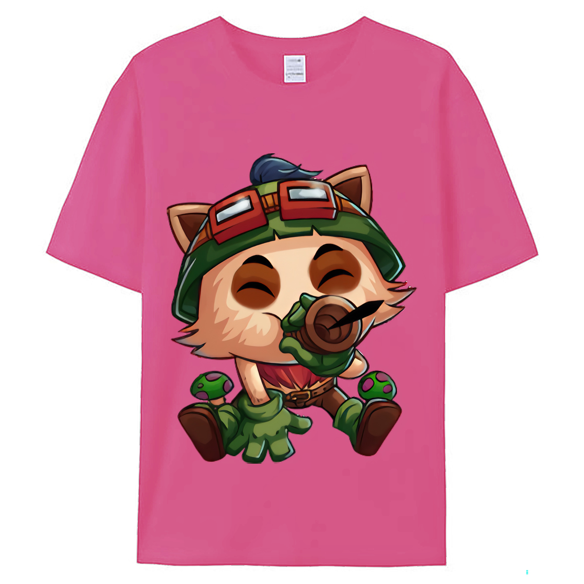 （画像用） リーグ・オブ・レジェンド League of Legends LOL レディースカジュアルプリントTシャツ（綿100％）