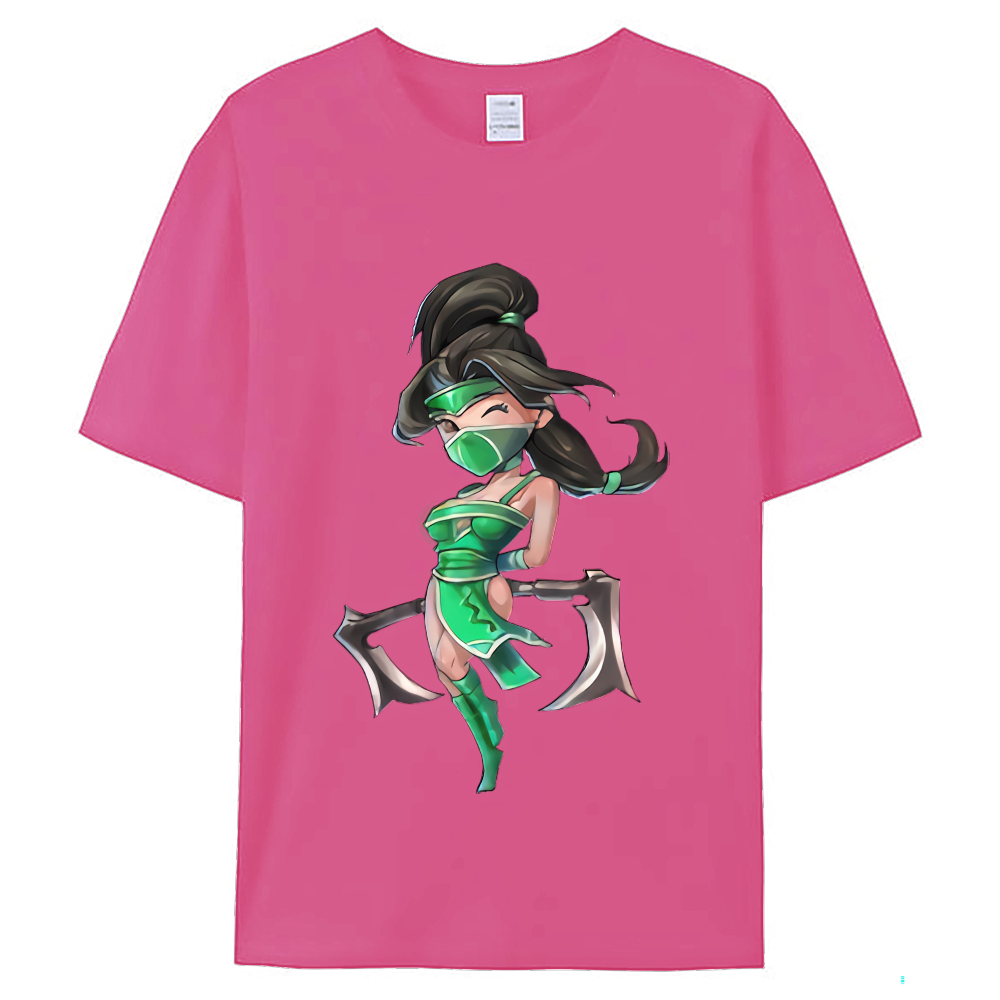 （画像用） リーグ・オブ・レジェンド League of Legends LOL レディースカジュアルプリントTシャツ（綿100％）