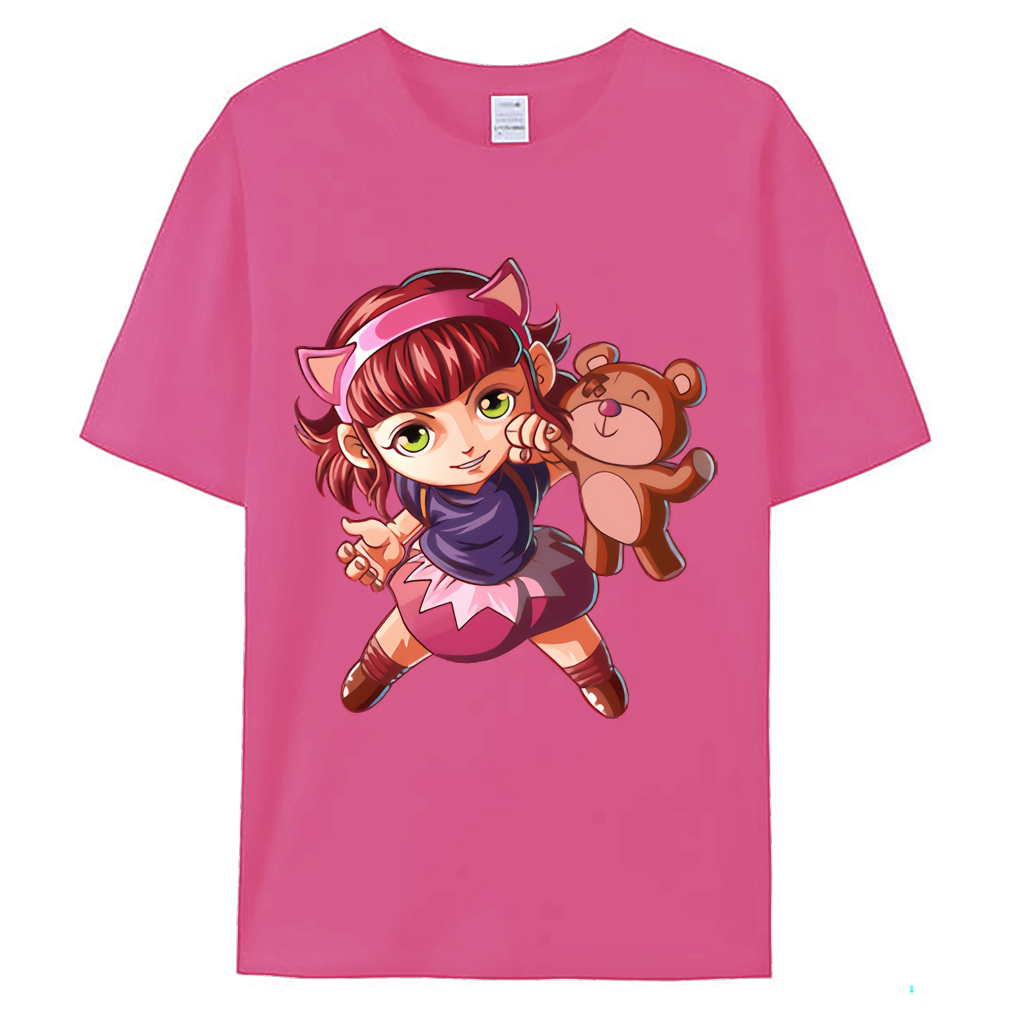 （画像用） リーグ・オブ・レジェンド League of Legends LOL レディースカジュアルプリントTシャツ（綿100％）