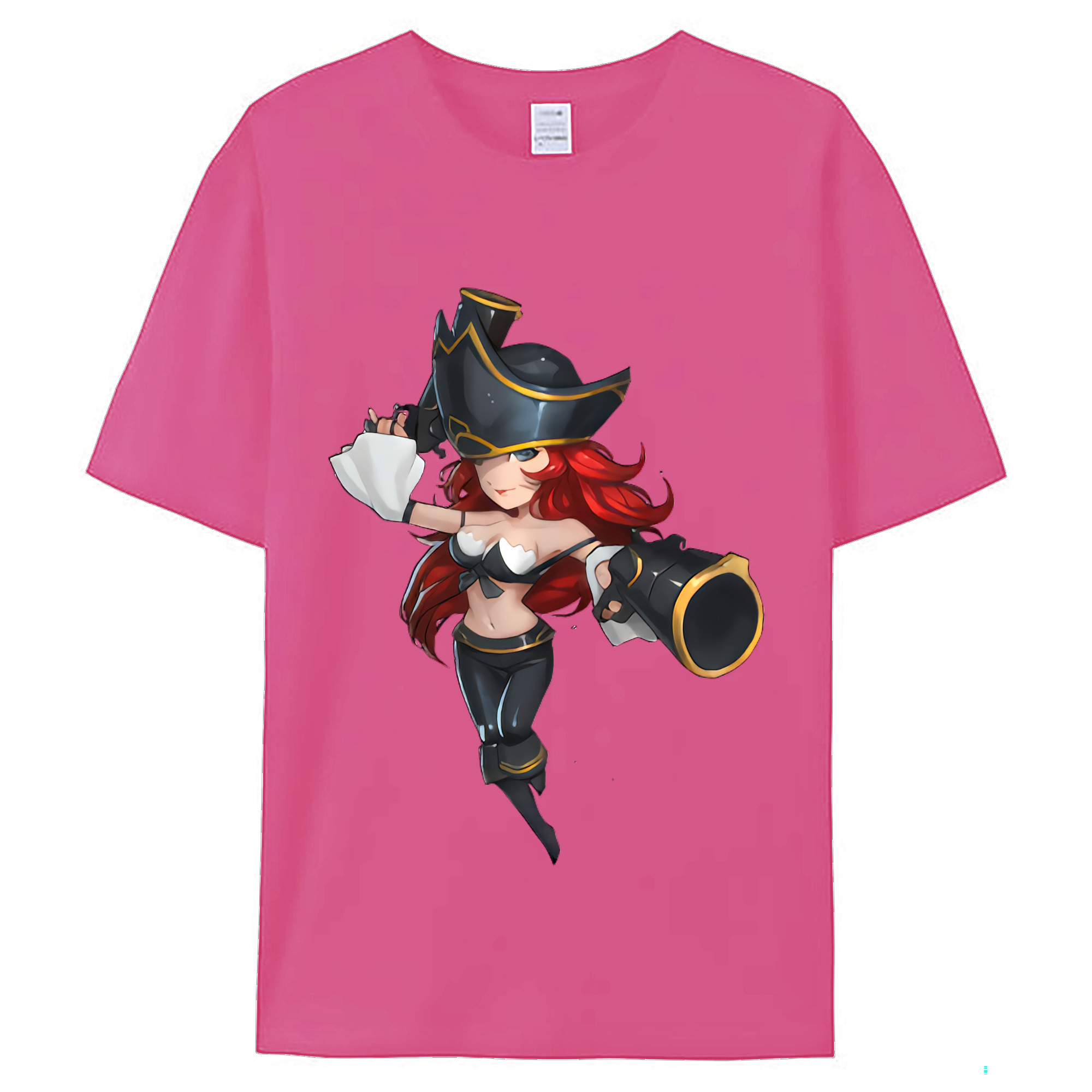 （画像用） リーグ・オブ・レジェンド League of Legends LOL レディースカジュアルプリントTシャツ（綿100％）