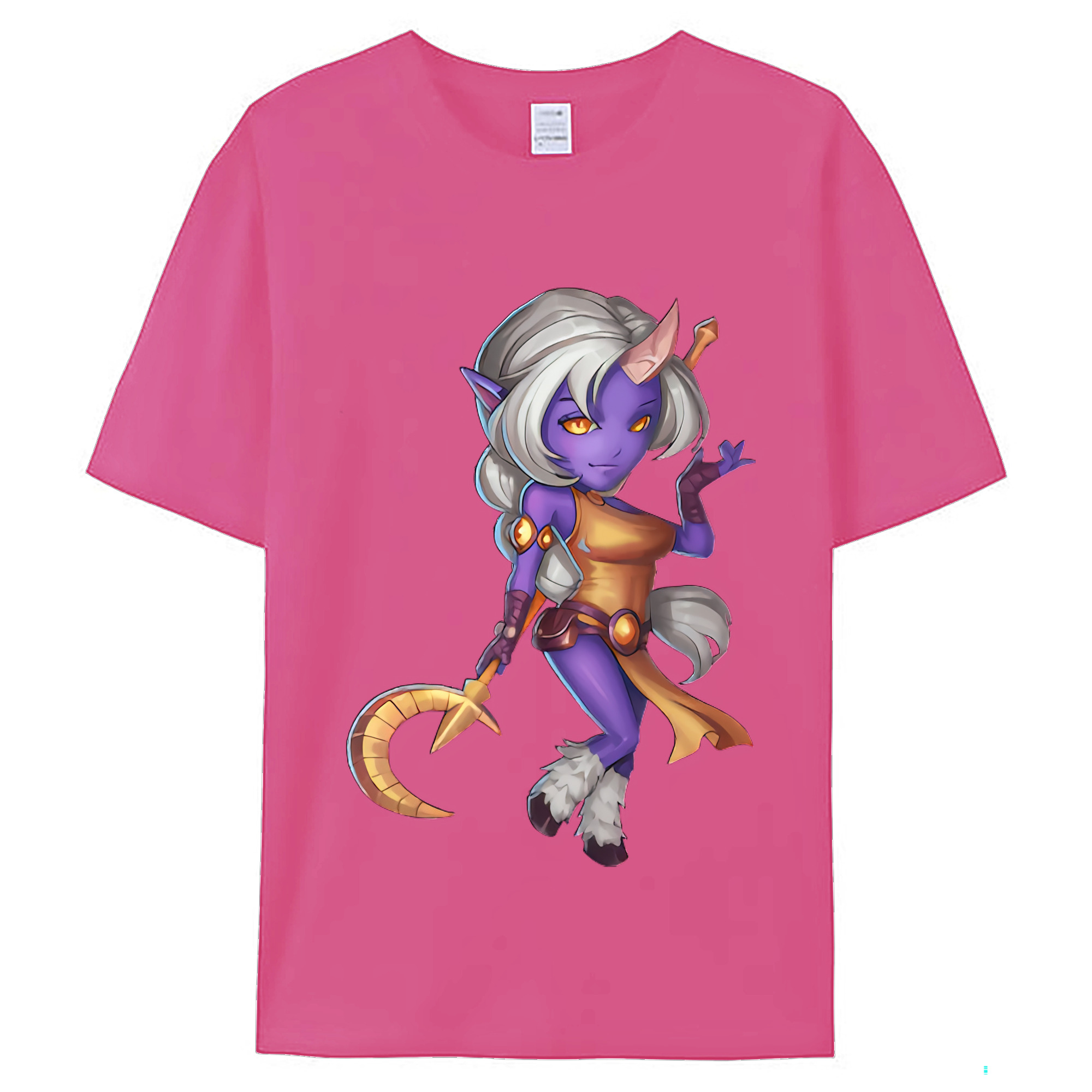 （画像用） リーグ・オブ・レジェンド League of Legends LOL レディースカジュアルプリントTシャツ（綿100％）