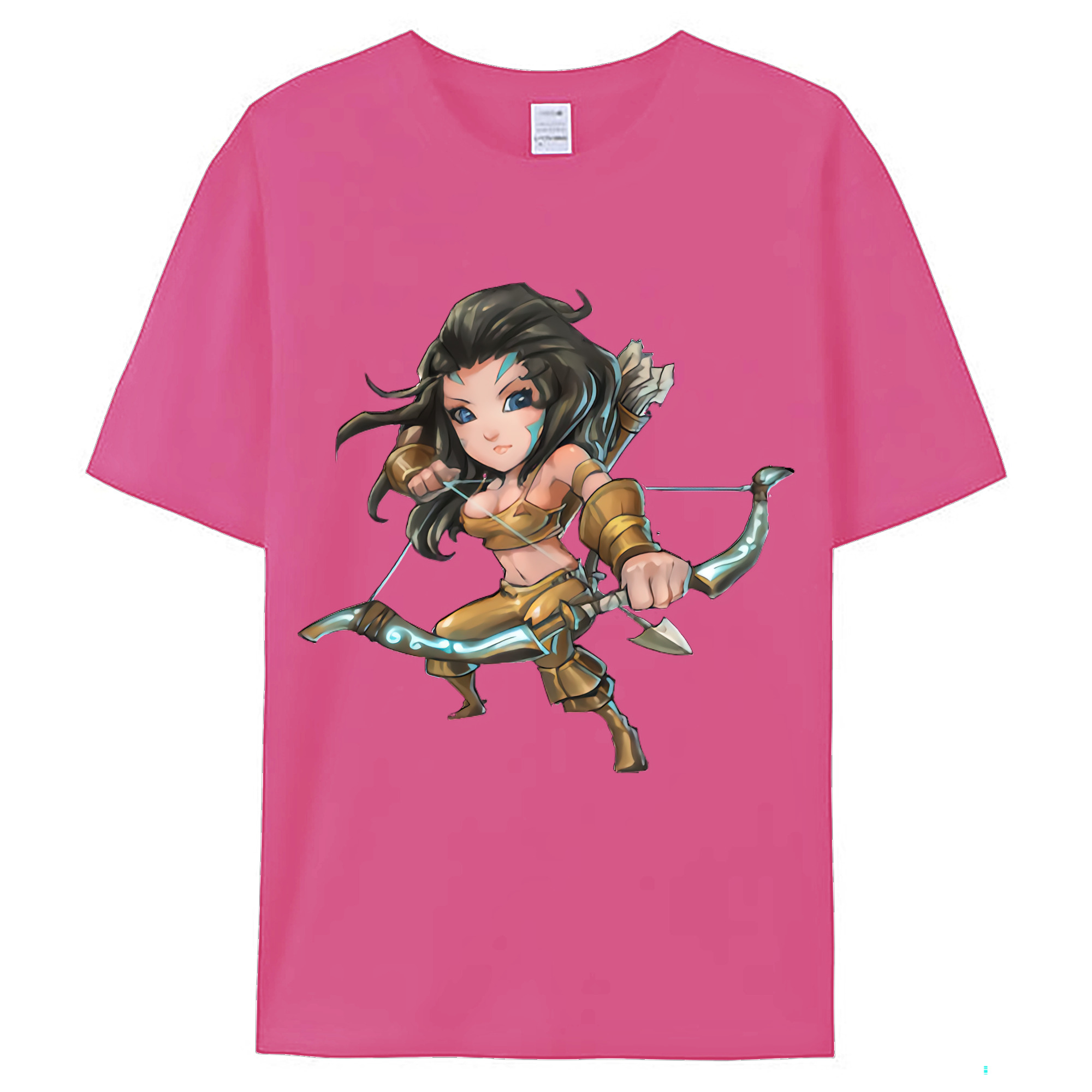 （画像用） リーグ・オブ・レジェンド League of Legends LOL レディースカジュアルプリントTシャツ（綿100％）
