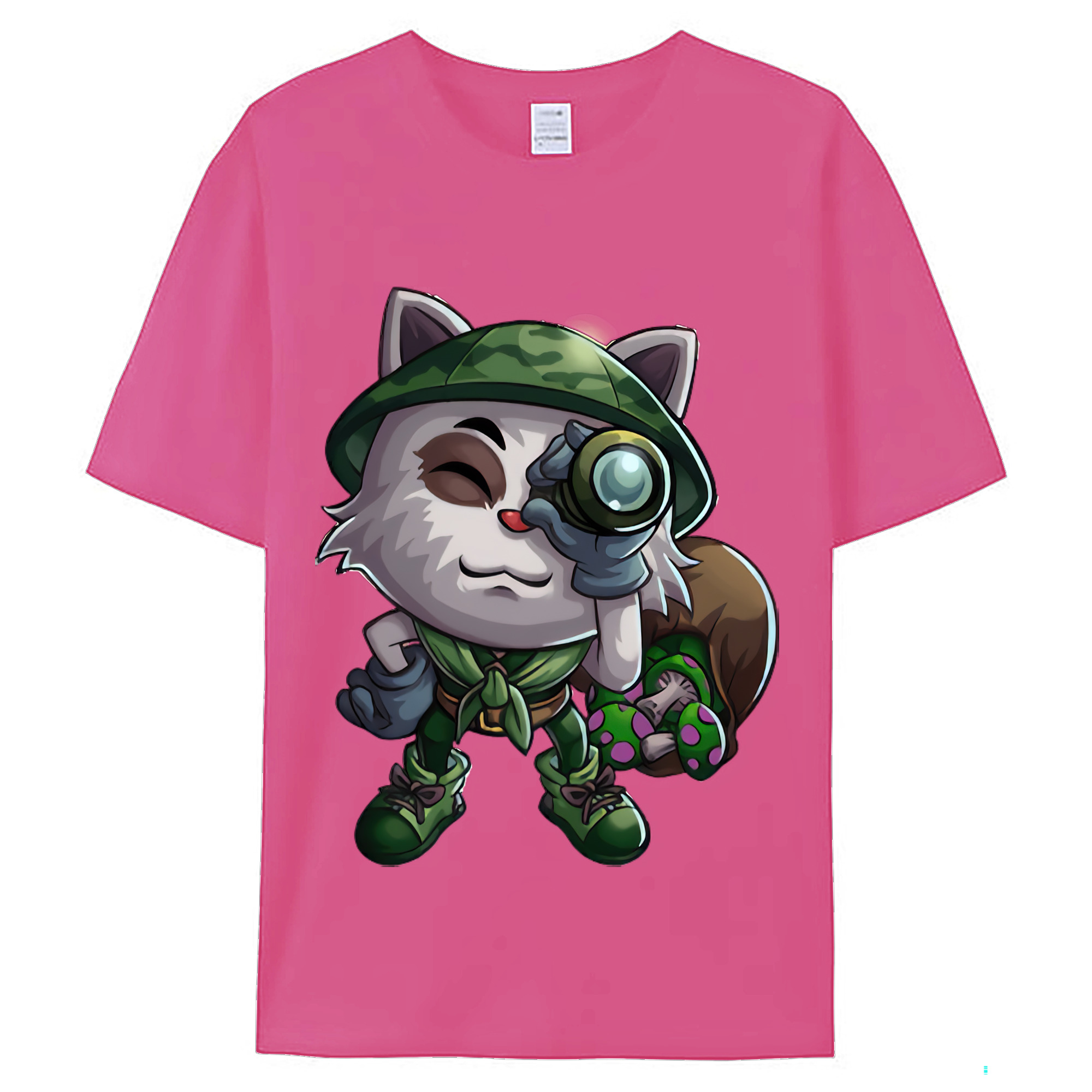 （画像用） リーグ・オブ・レジェンド League of Legends LOL レディースカジュアルプリントTシャツ（綿100％）