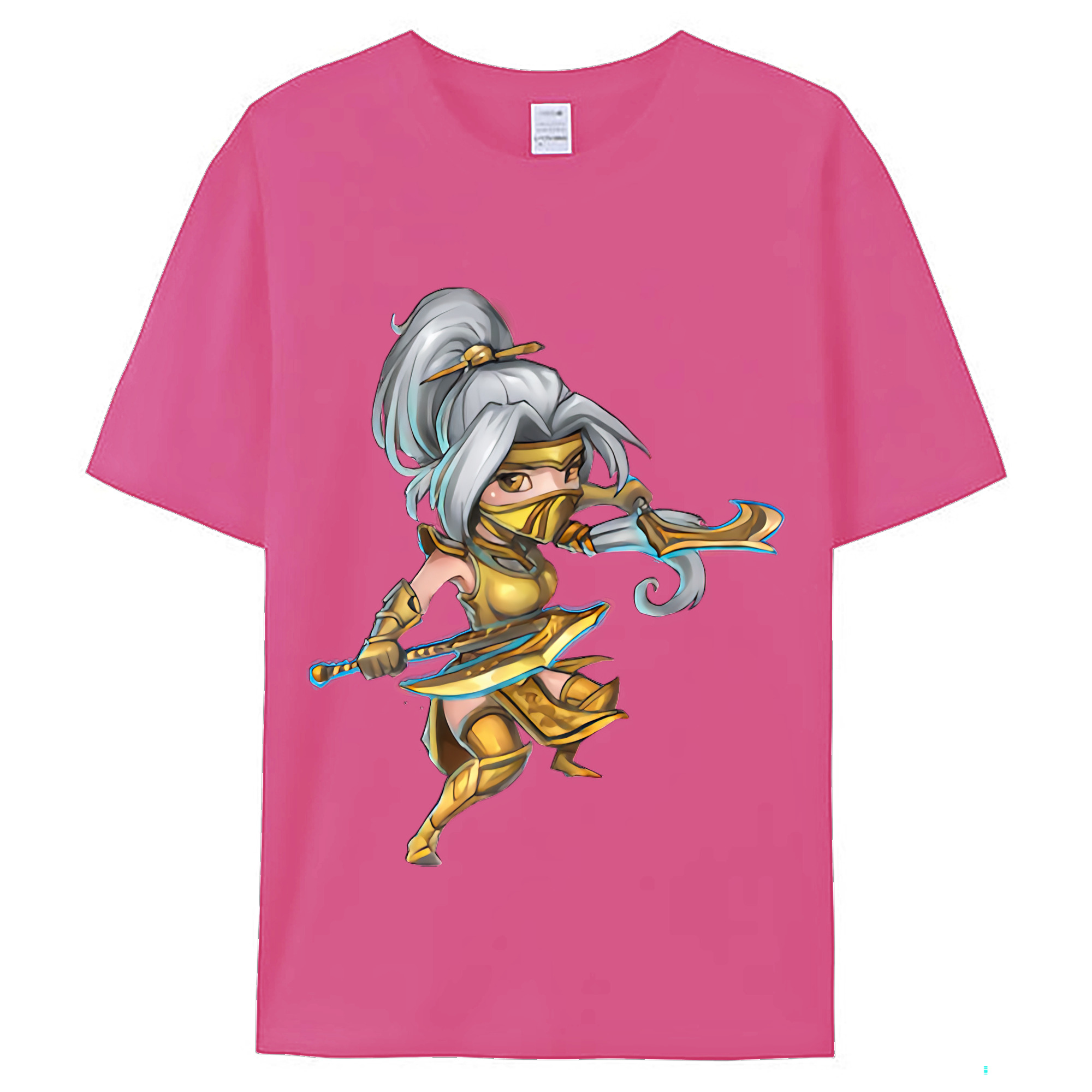 （画像用） リーグ・オブ・レジェンド League of Legends LOL レディースカジュアルプリントTシャツ（綿100％）