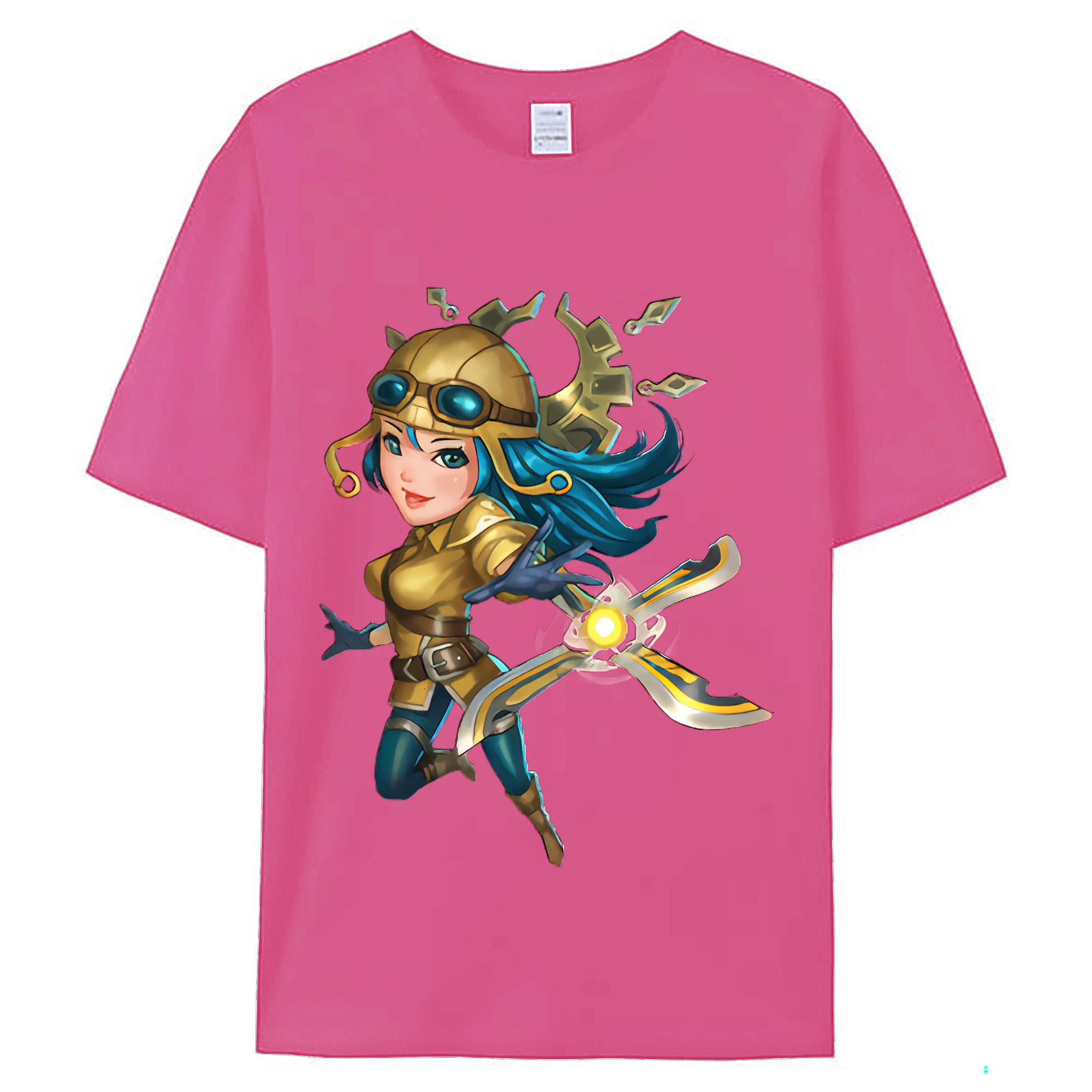 （画像用） リーグ・オブ・レジェンド League of Legends LOL レディースカジュアルプリントTシャツ（綿100％）